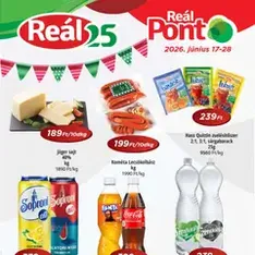 Reál Pont akciós újság - szórólap előnézete érvényes 2026.06.17. -tól