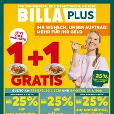 Billa Plus Flugblatt - Prospekt Vorschau gültig ab 29.01.2026
