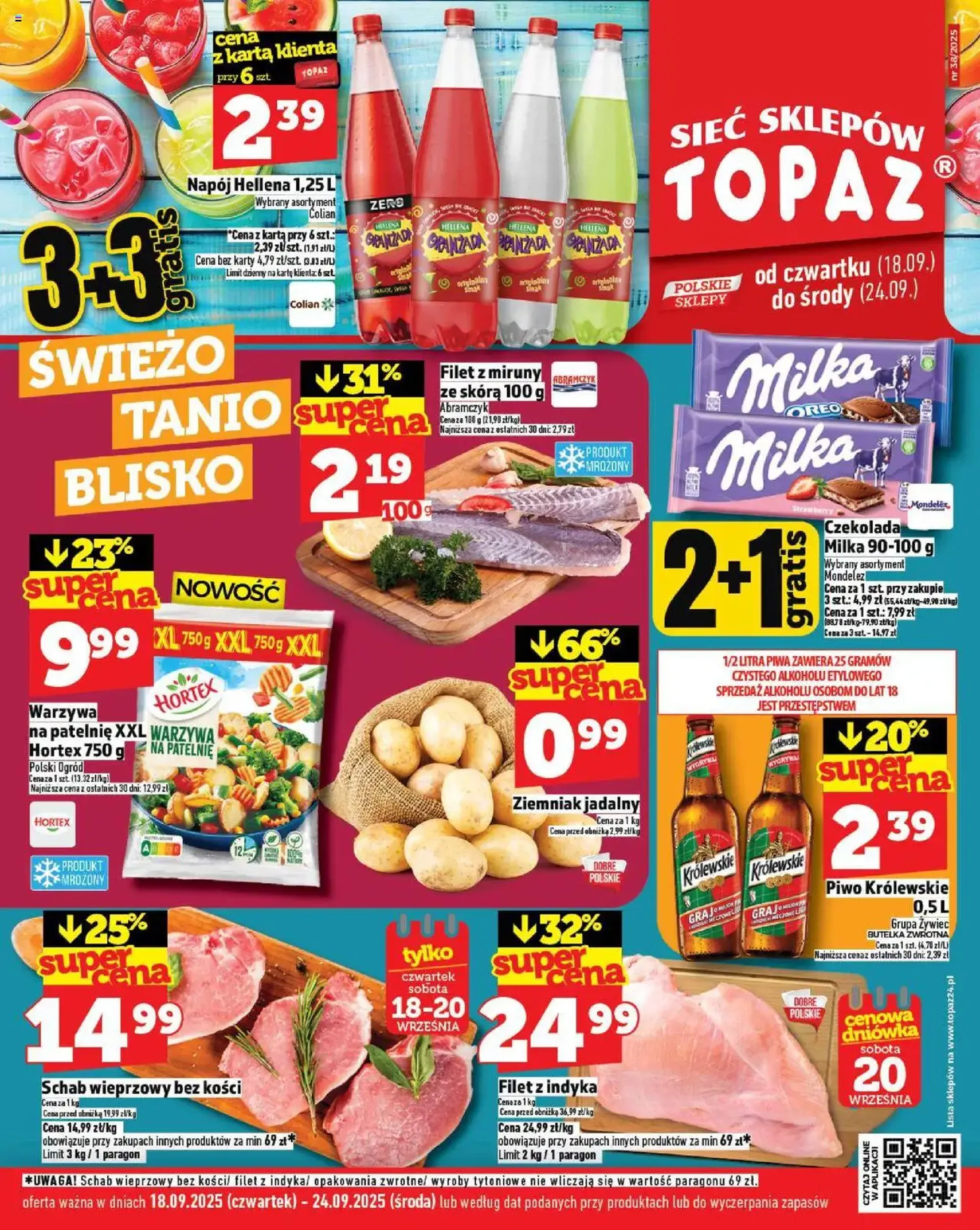 Topaz Gazetka - ważny gazetka od 18.09.2025 strona 1 z 28
