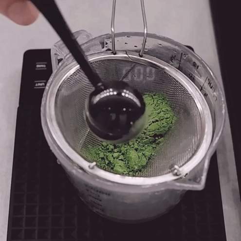 Tè matcha - procedimento 1