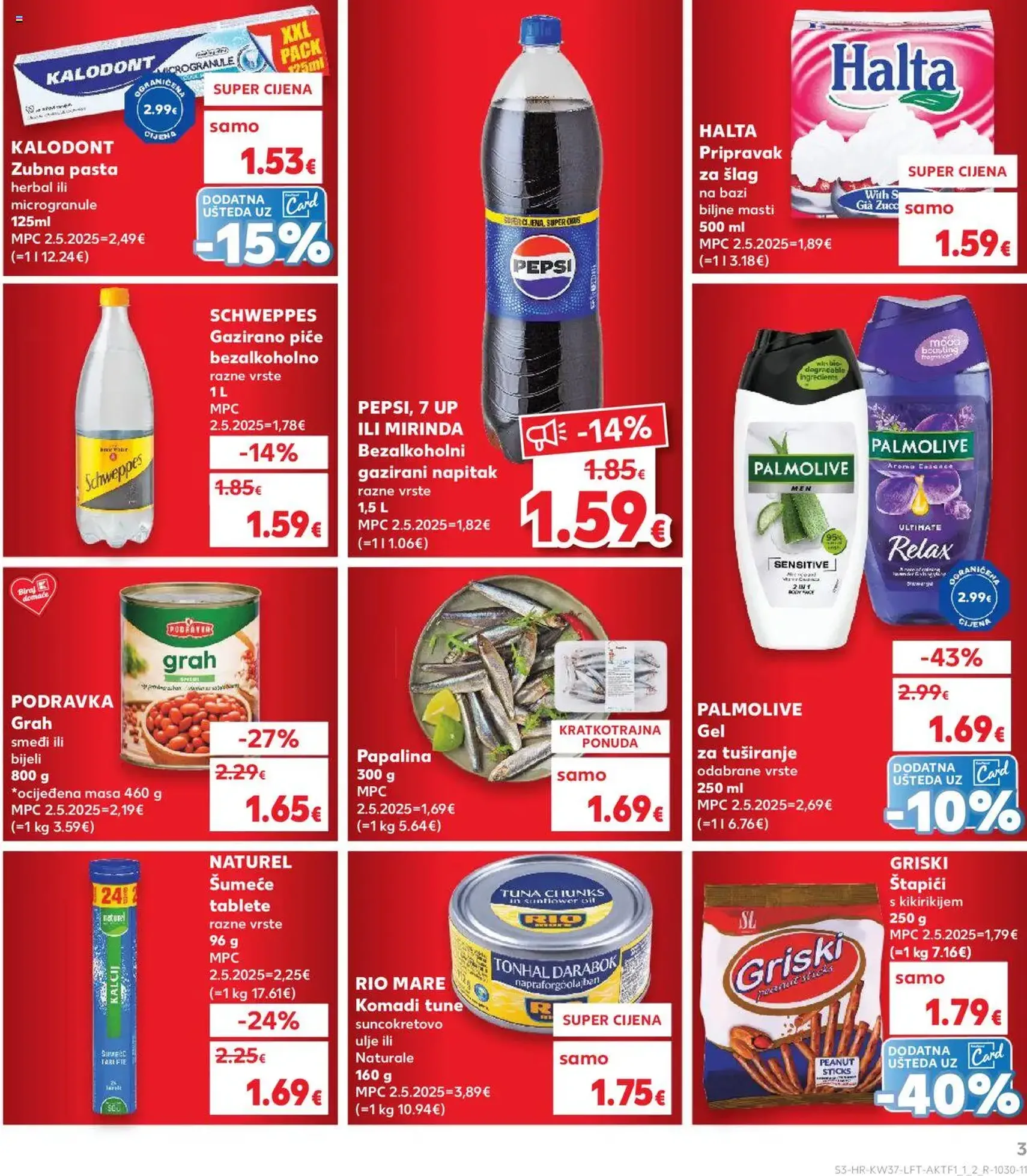 Kaufland HR - Osijek - 2025.09.10. érvényes szórólap 3 oldal 40 oldalból