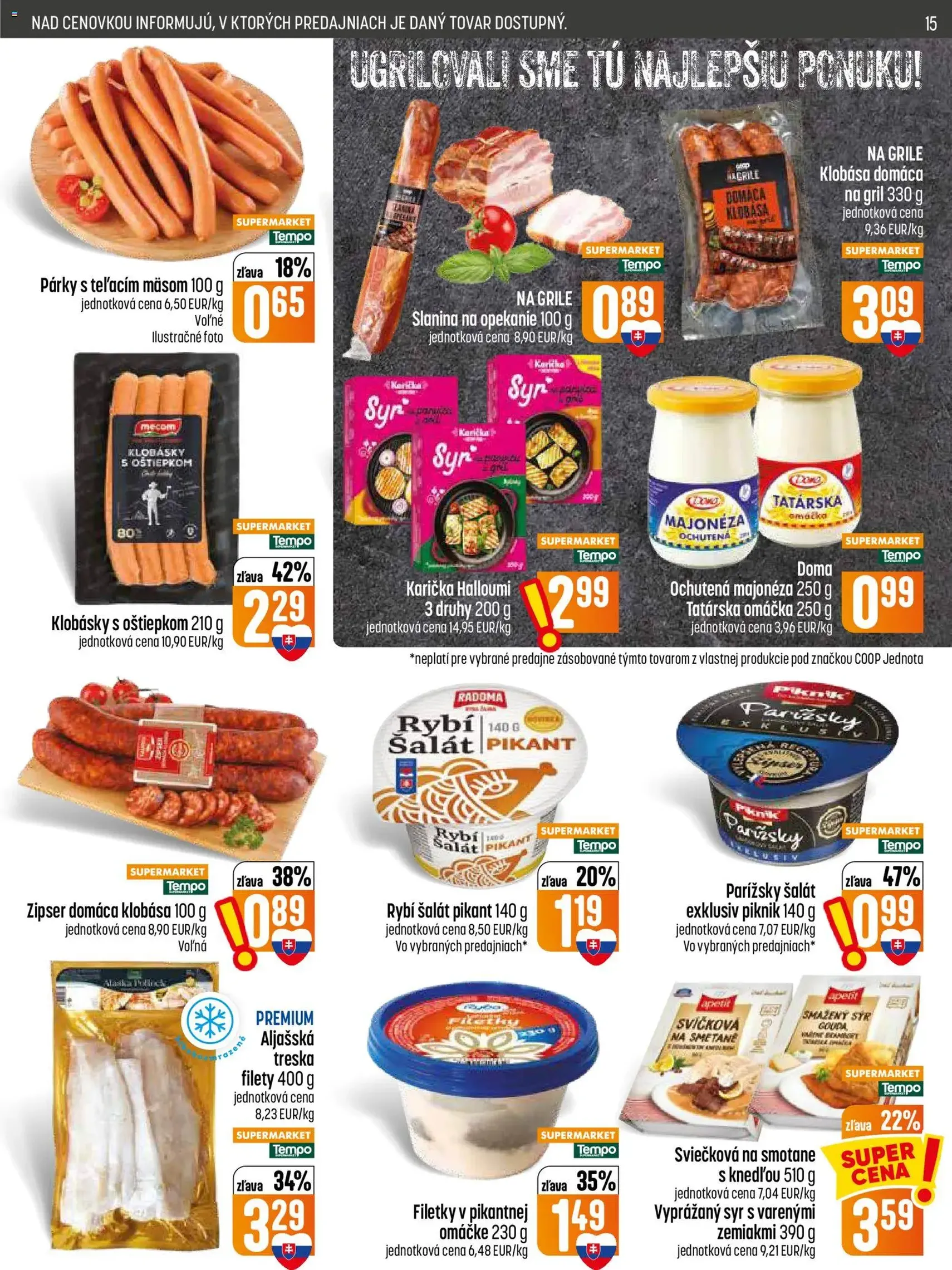 COOP Jednota leták - platný leták od 13.08.2026 strana 15 z 28