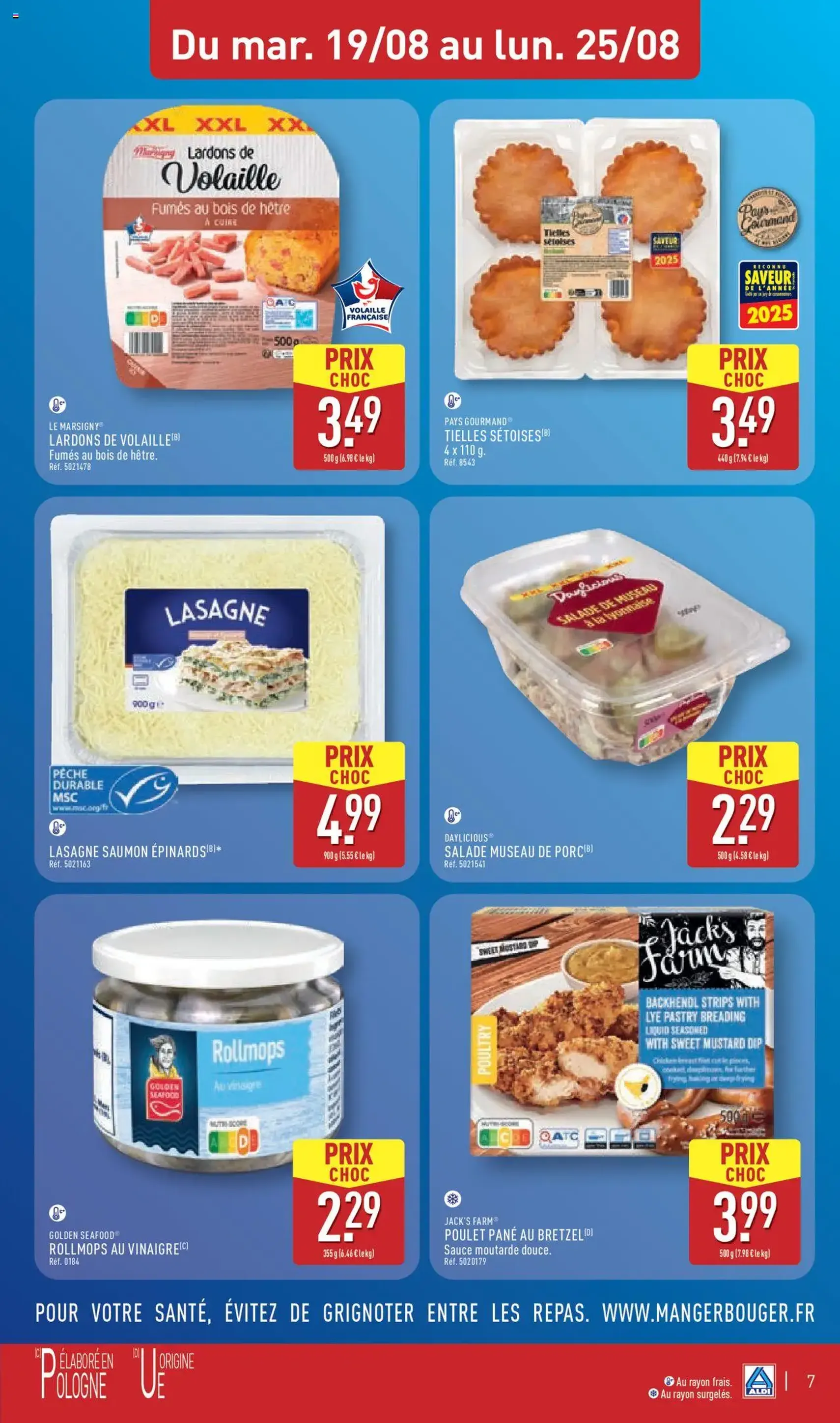 Aldi catalogue semaine 34 - brochure valable à partir du 19/08/2025, page 9 sur 43 Aldi catalogue semaine 34 - brochure valable à partir du 19/08/2025, page 9 sur 43