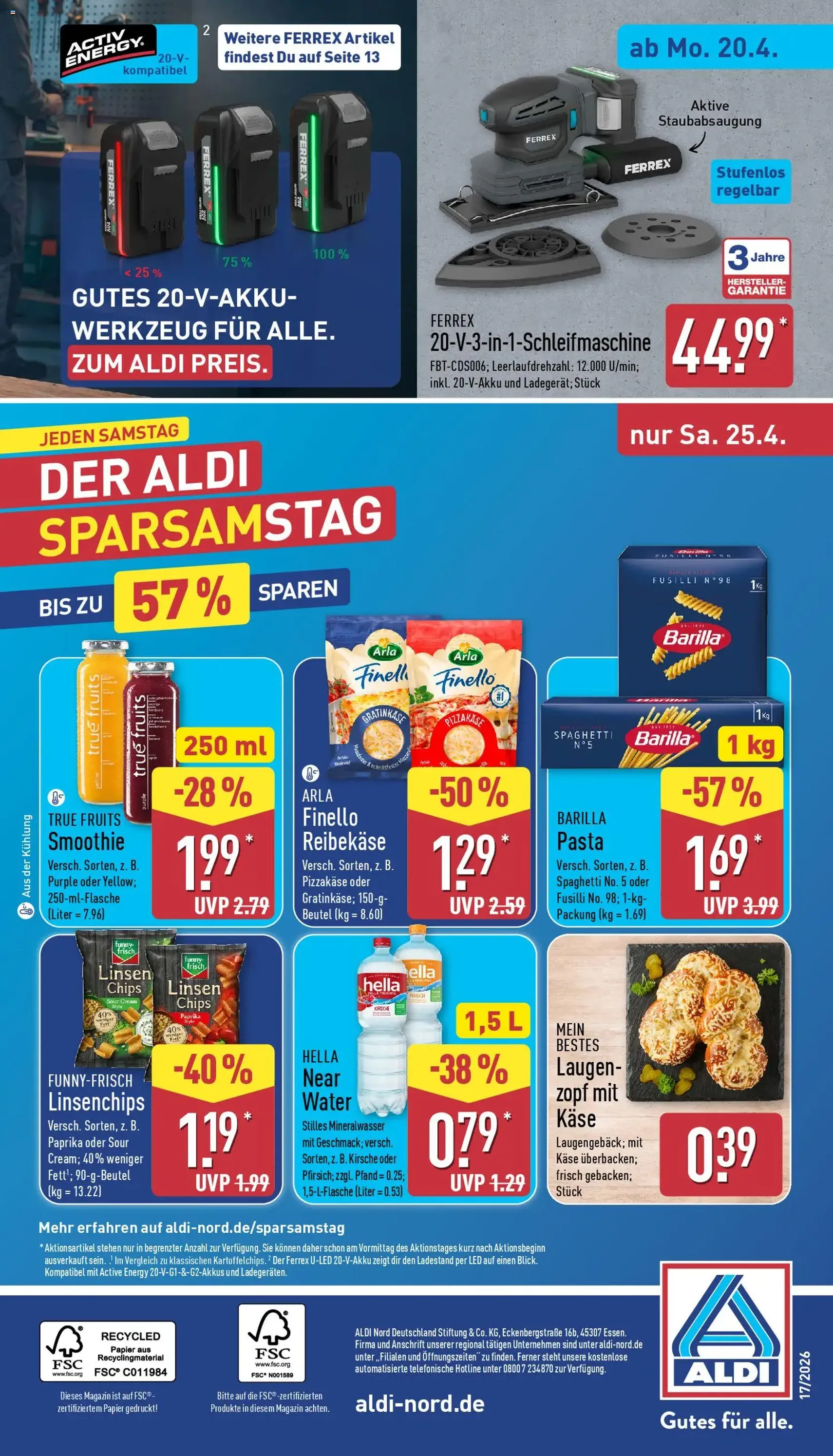 Aldi Prospekt - Gültiger Prospekt ab 20.04.2026, Seite 32 von insgesamt 39
