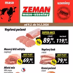 Prodejny Zeman leták - náhled letáku platný od 09.02.2026