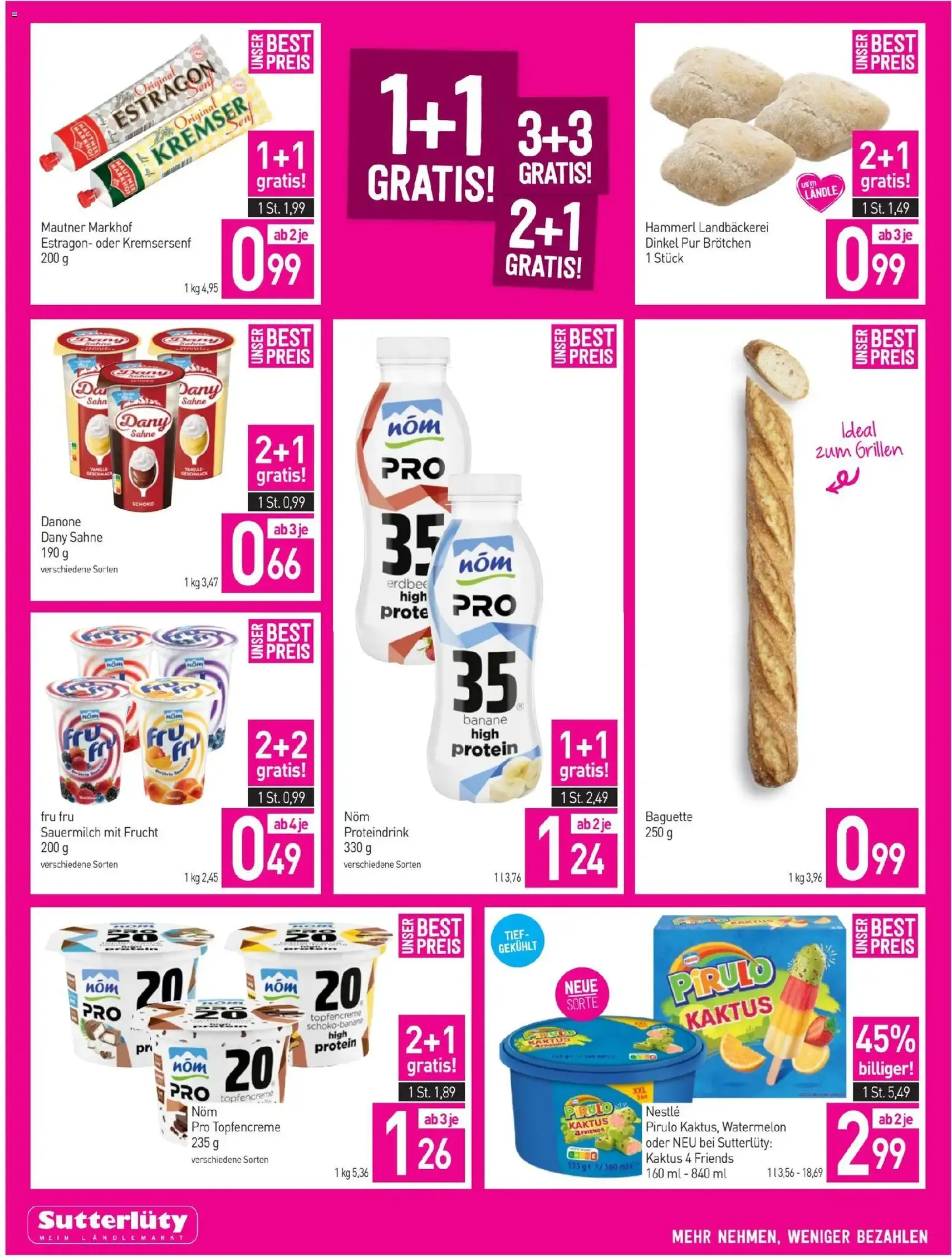 Sutterlüty Flugblatt - Gültiger Prospekt ab 23.04.2026, Seite 4 von insgesamt 20