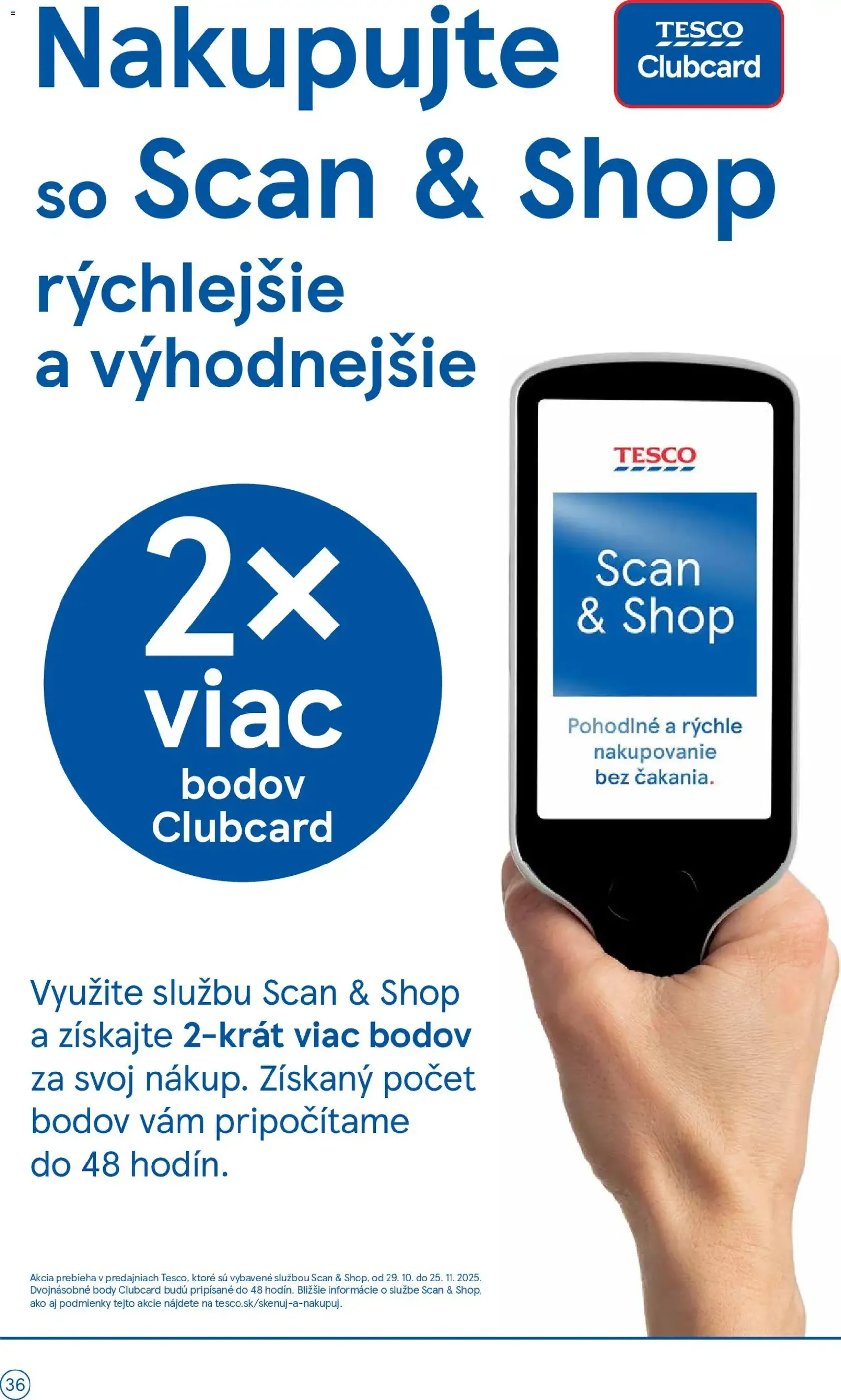 Tesco Hypermarket - leták - platný leták od 29.10.2025 strana 36 z 39 Tesco Hypermarket - leták - platný leták od 29.10.2025 strana 36 z 39