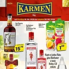 KARMEN CBA leták - náhľad letáku platný od 18.06.2026