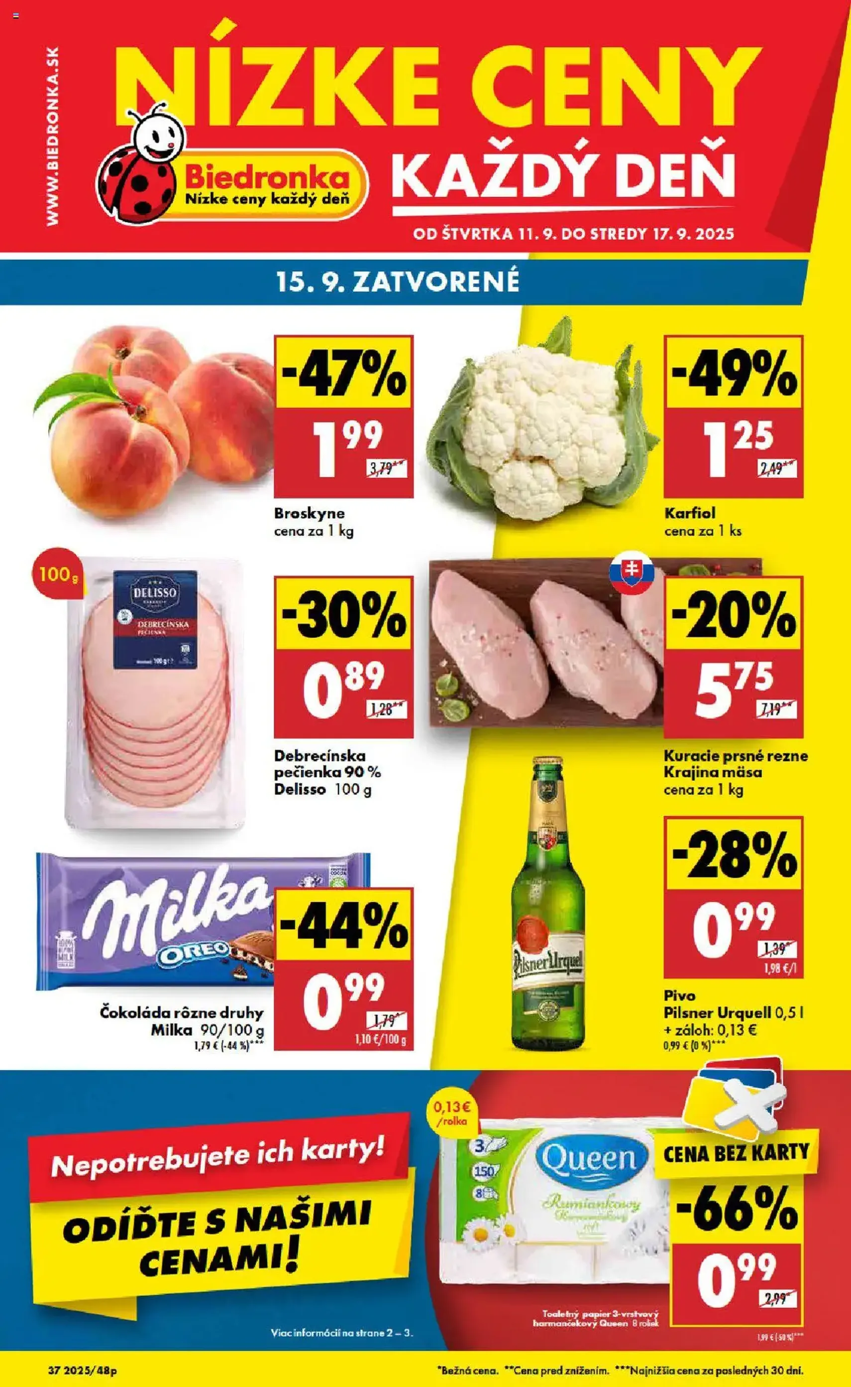 Biedronka leták - platný leták od 11.09.2025 strana 1 z 48