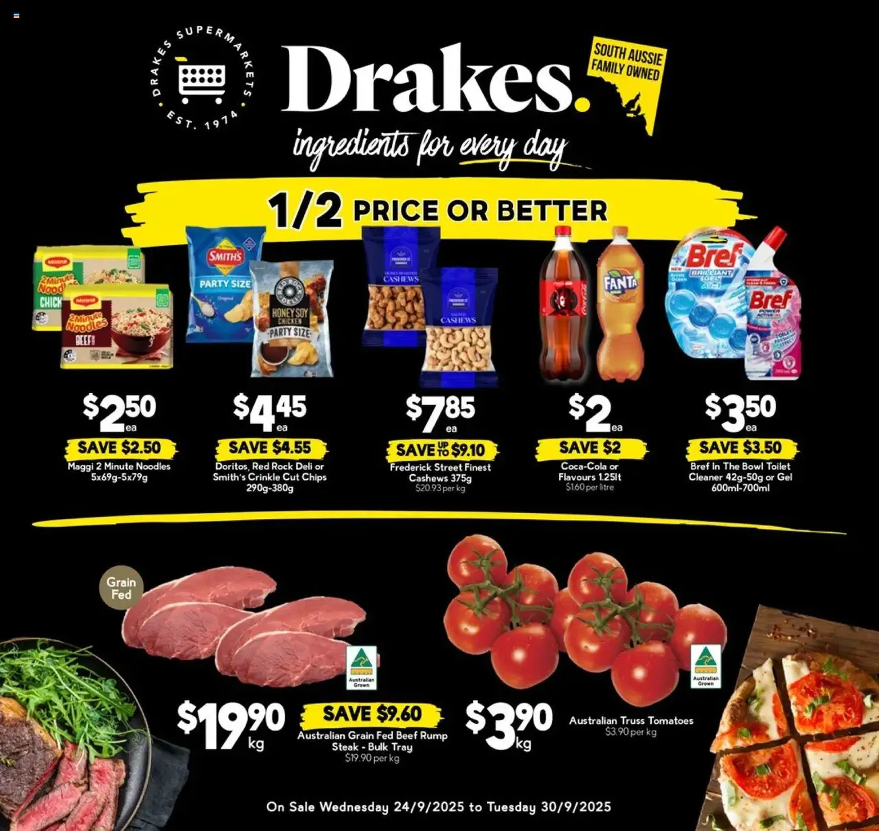 Drakes Catalogue SA - valid flyer from 24/09/2025, page 1 of 16