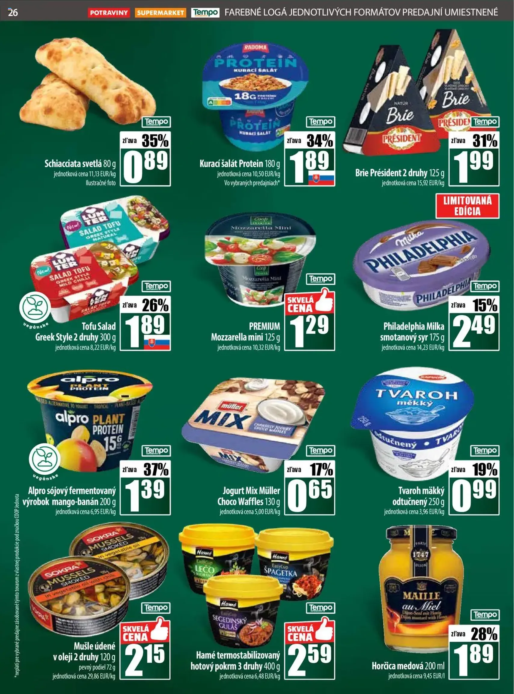 COOP Jednota leták - platný leták od 07.08.2025 strana 26 z 28 COOP Jednota leták - platný leták od 07.08.2025 strana 26 z 28