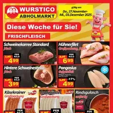Wurstico Abholmarkt Flugblatt - Prospekt Vorschau gültig ab 27.11.2025