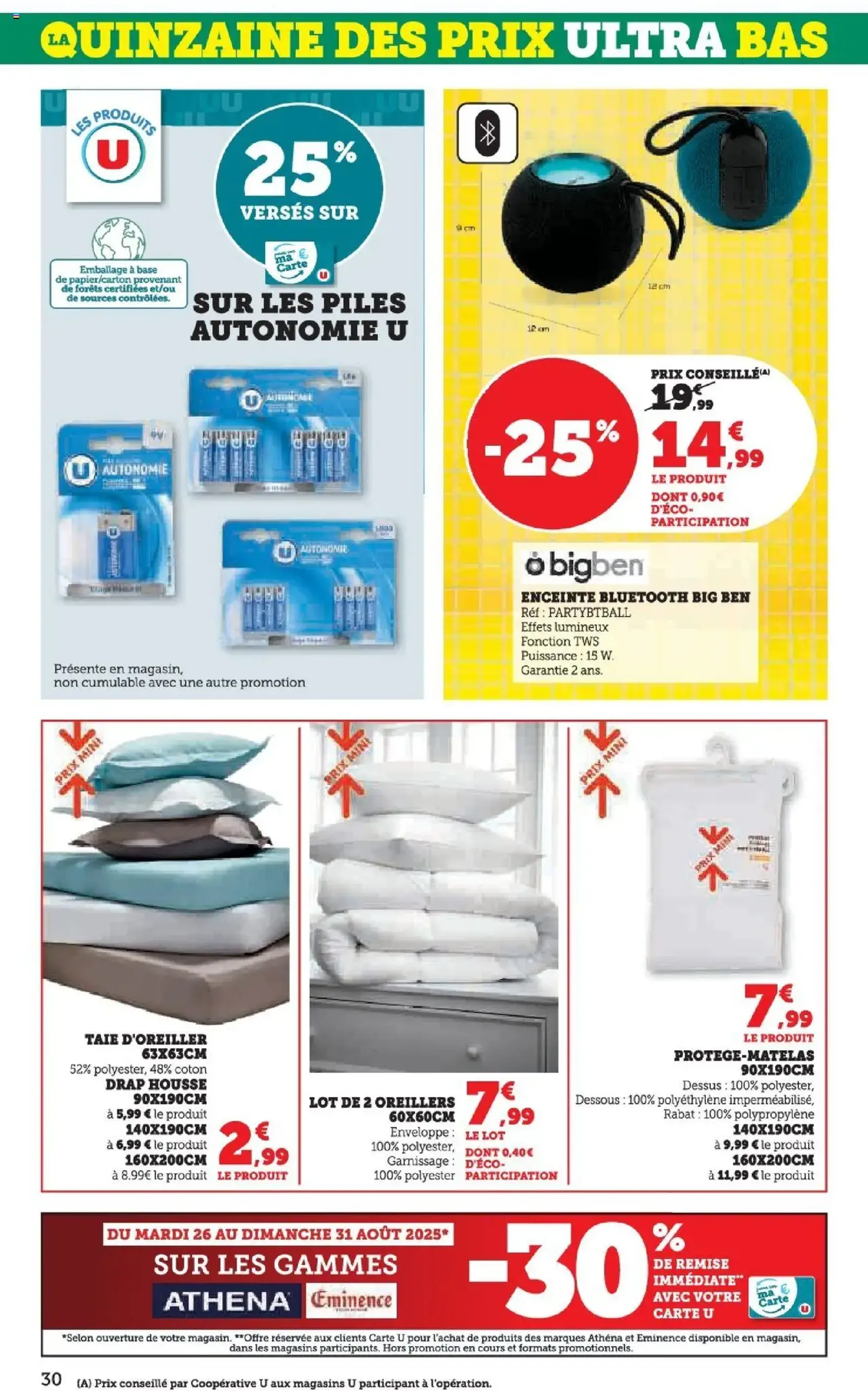 U Express catalogue - brochure valable à partir du 26/08/2025, page 30 sur 32 U Express catalogue - brochure valable à partir du 26/08/2025, page 30 sur 32