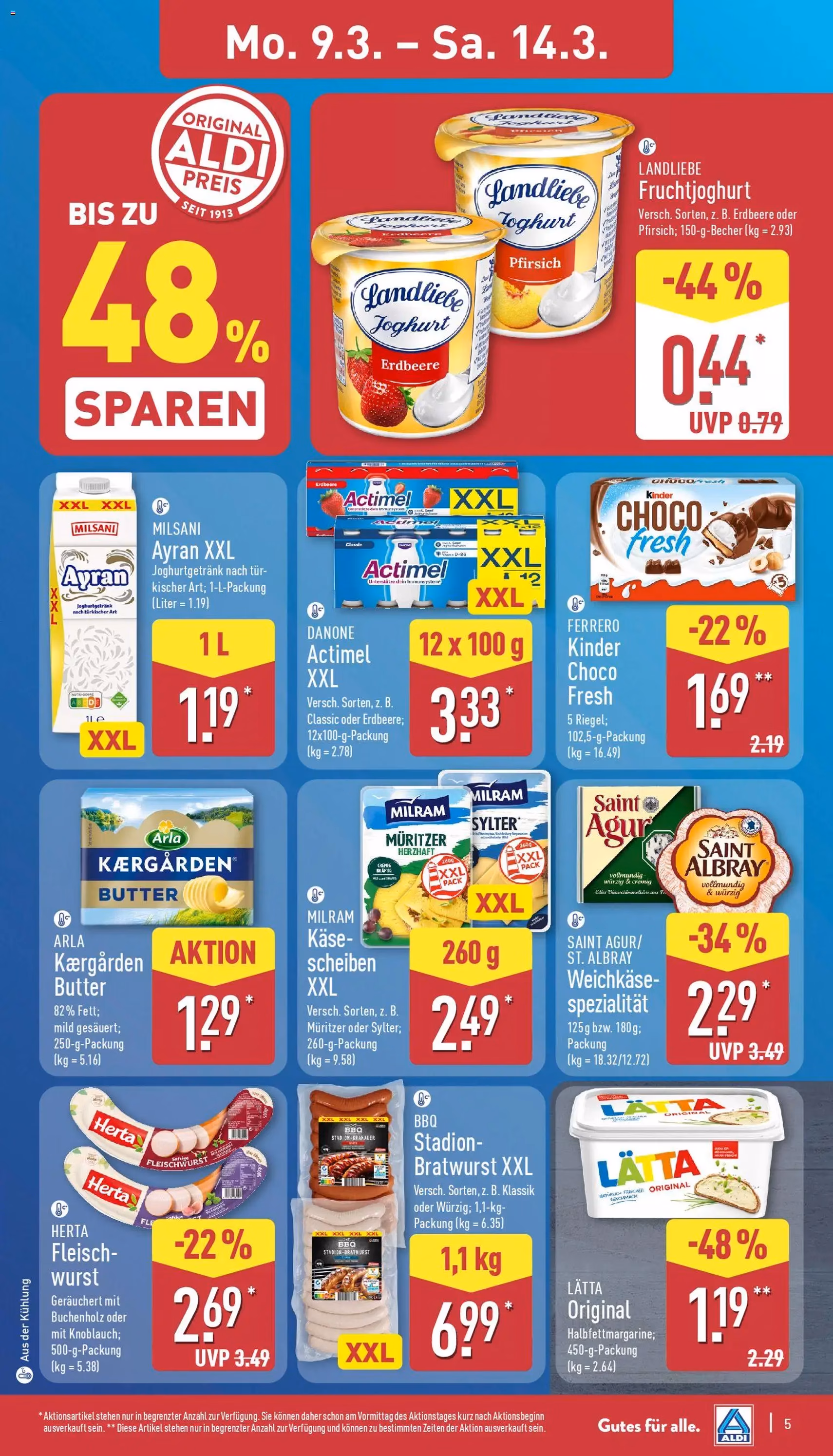 Aldi Prospekt - Gültiger Prospekt ab 09.03.2026, Seite 6 von insgesamt 41