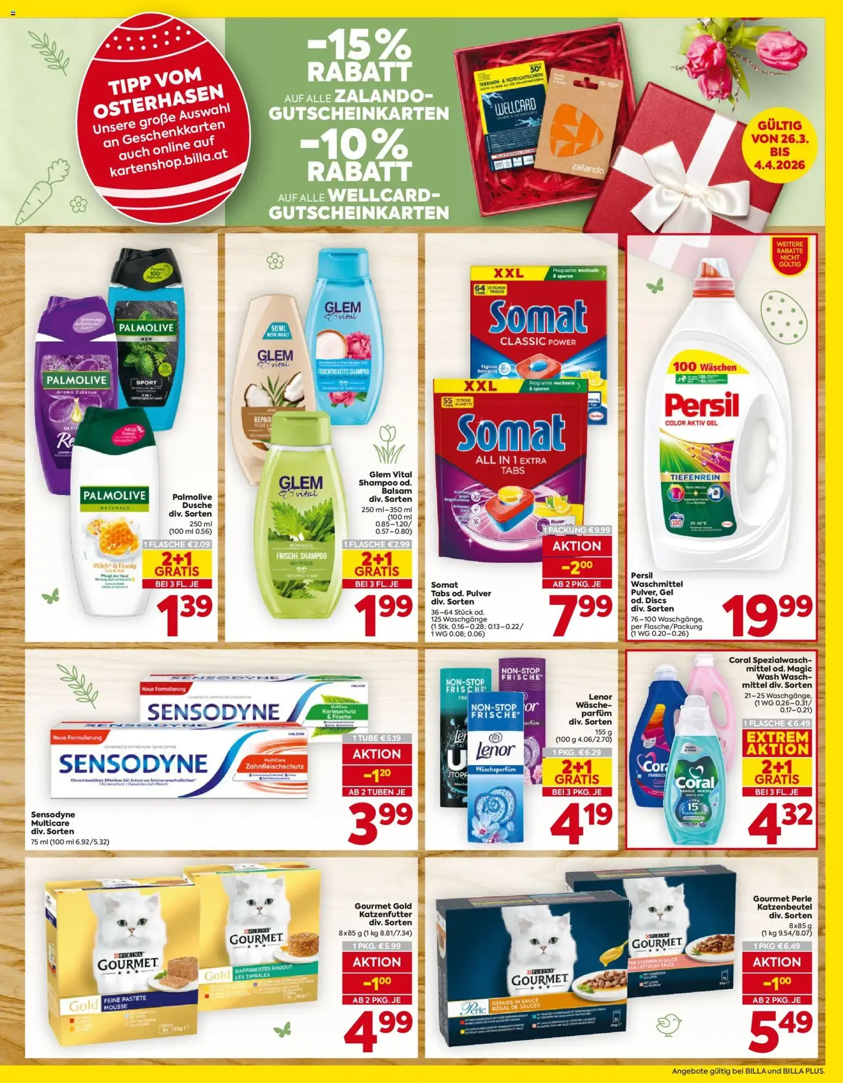 Billa - Flugblatt - Gültiger Prospekt ab 26.03.2026, Seite 19 von insgesamt 20