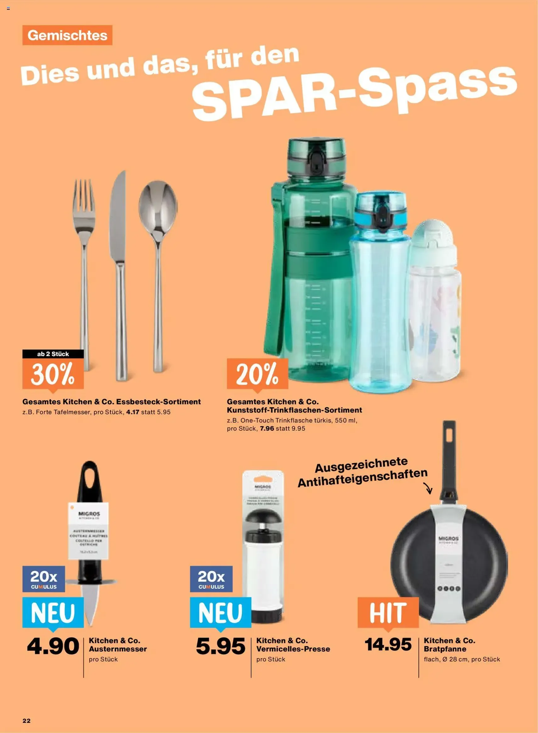 Migros aktionen - Gültiger Prospekt ab 06.08.2026, Seite 22 von insgesamt 24