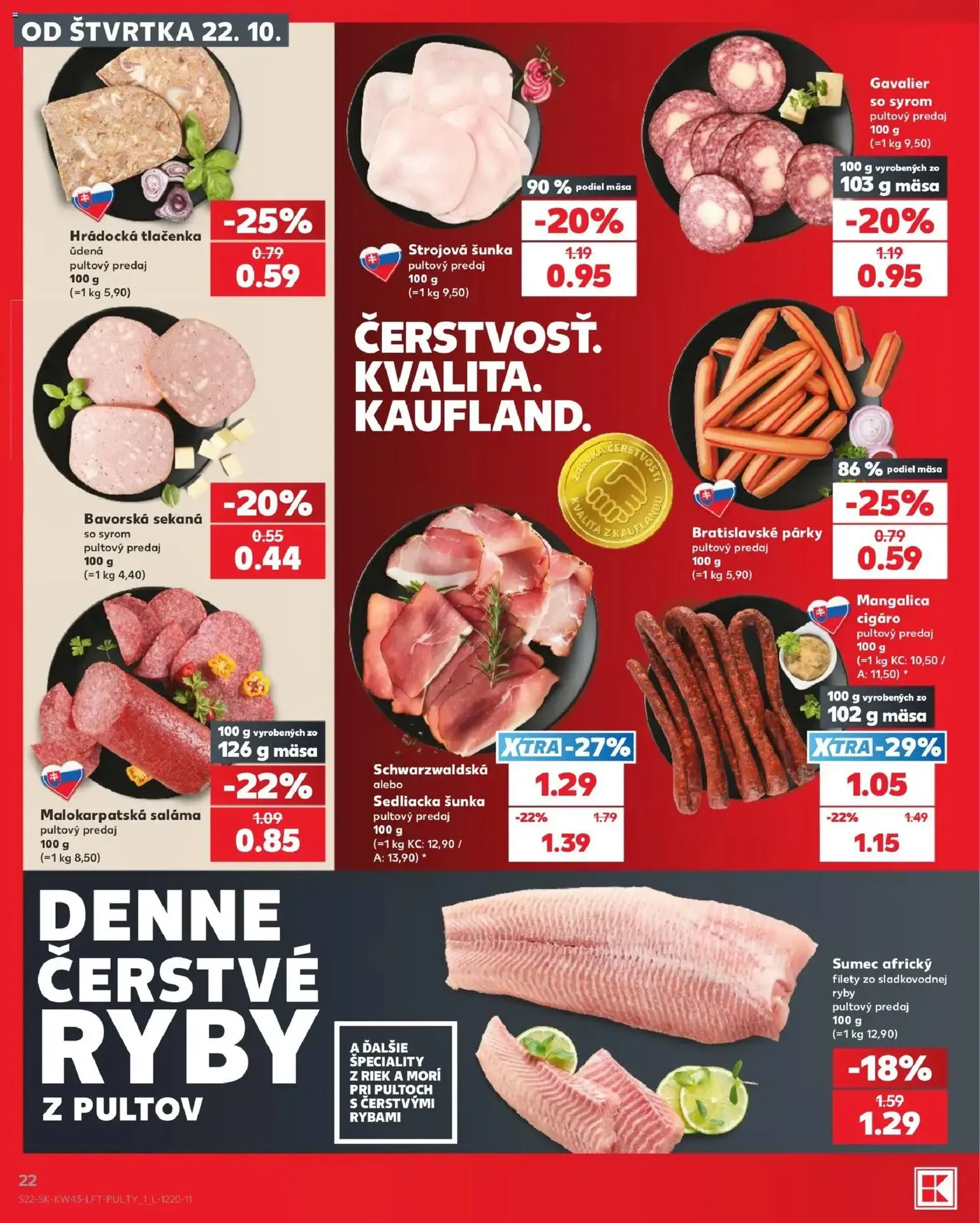 Kaufland leták - platný leták od 22.10.2026 strana 22 z 76