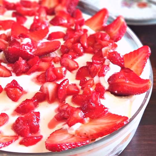 Anteprima ricetta Tiramisù alle fragole senza uova