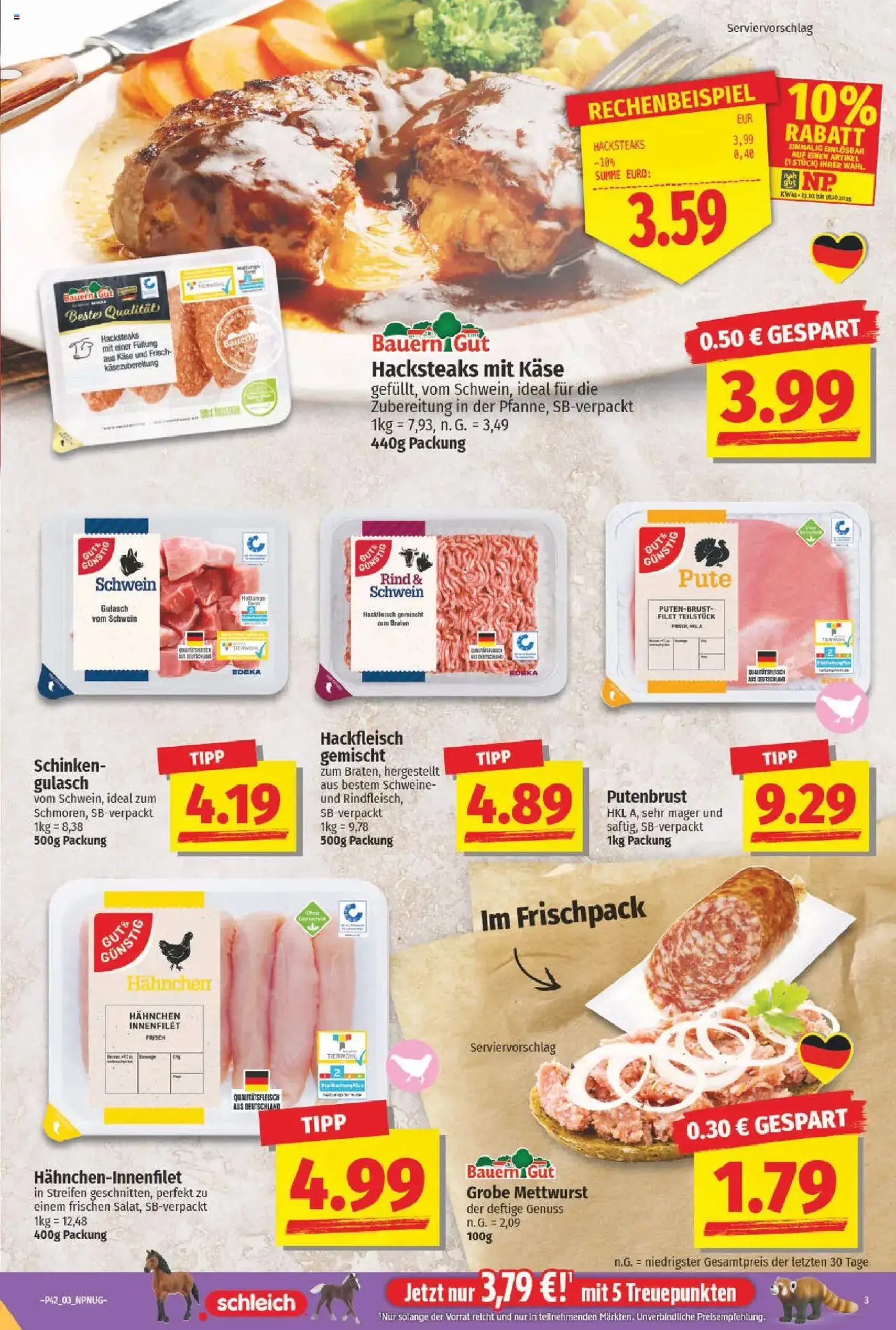NP Discount Prospekt - Gültiger Prospekt ab 13.10.2025, Seite 3 von insgesamt 14