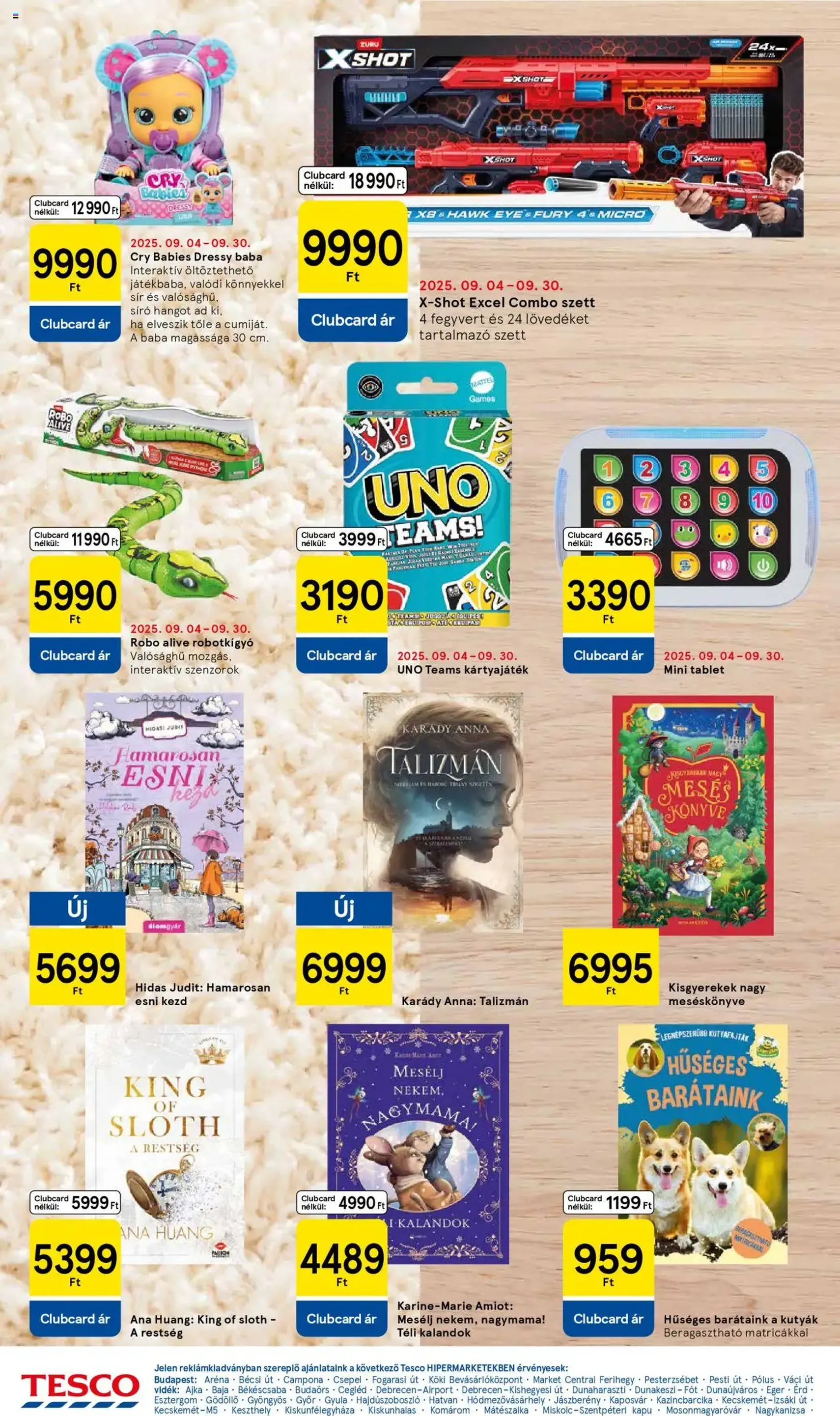 Tesco Hipermarket - Akciós újság - 2025.09.25. érvényes szórólap 30 oldal 32 oldalból
