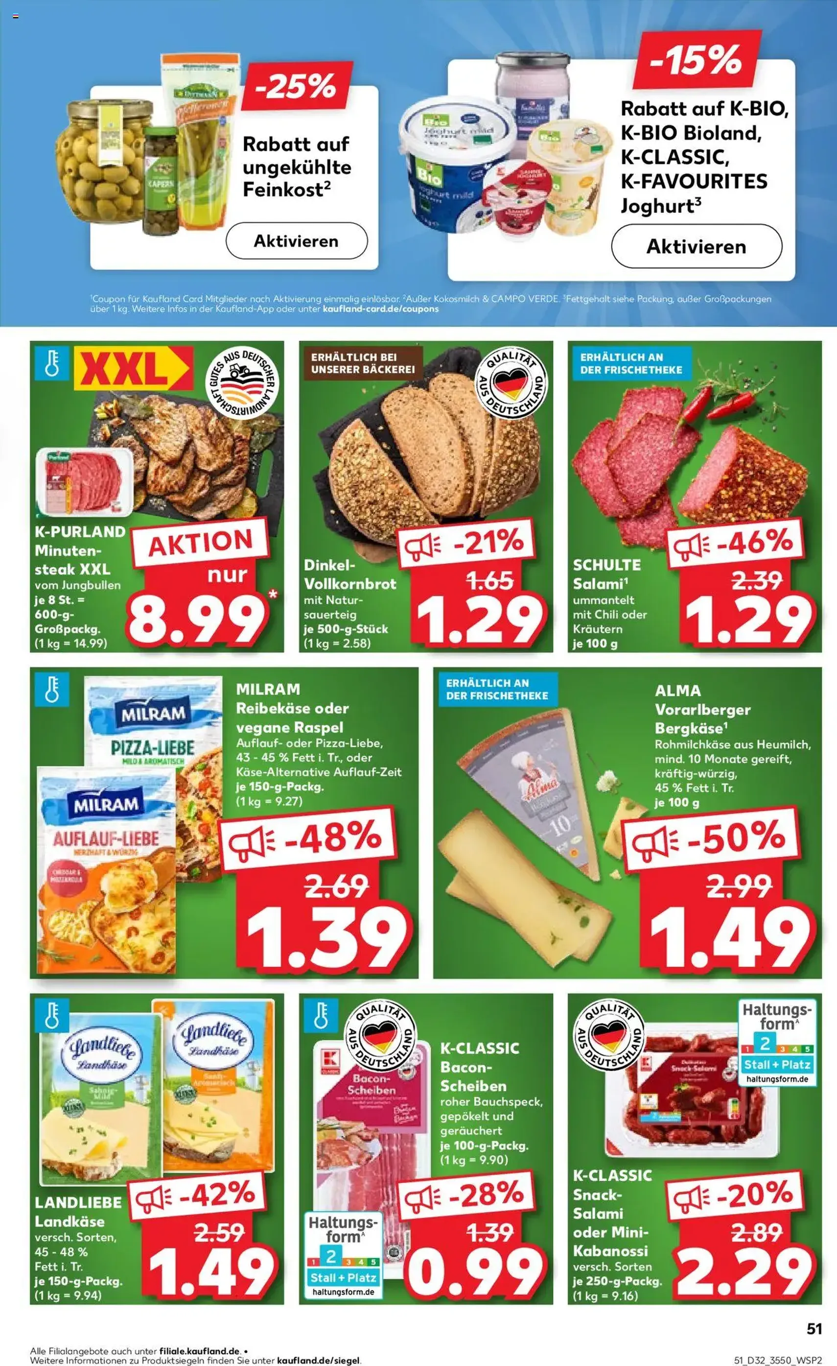 Kaufland Prospekt - Gültiger Prospekt ab 07.08.2025, Seite 51 von insgesamt 60 Kaufland Prospekt - Gültiger Prospekt ab 07.08.2025, Seite 51 von insgesamt 60