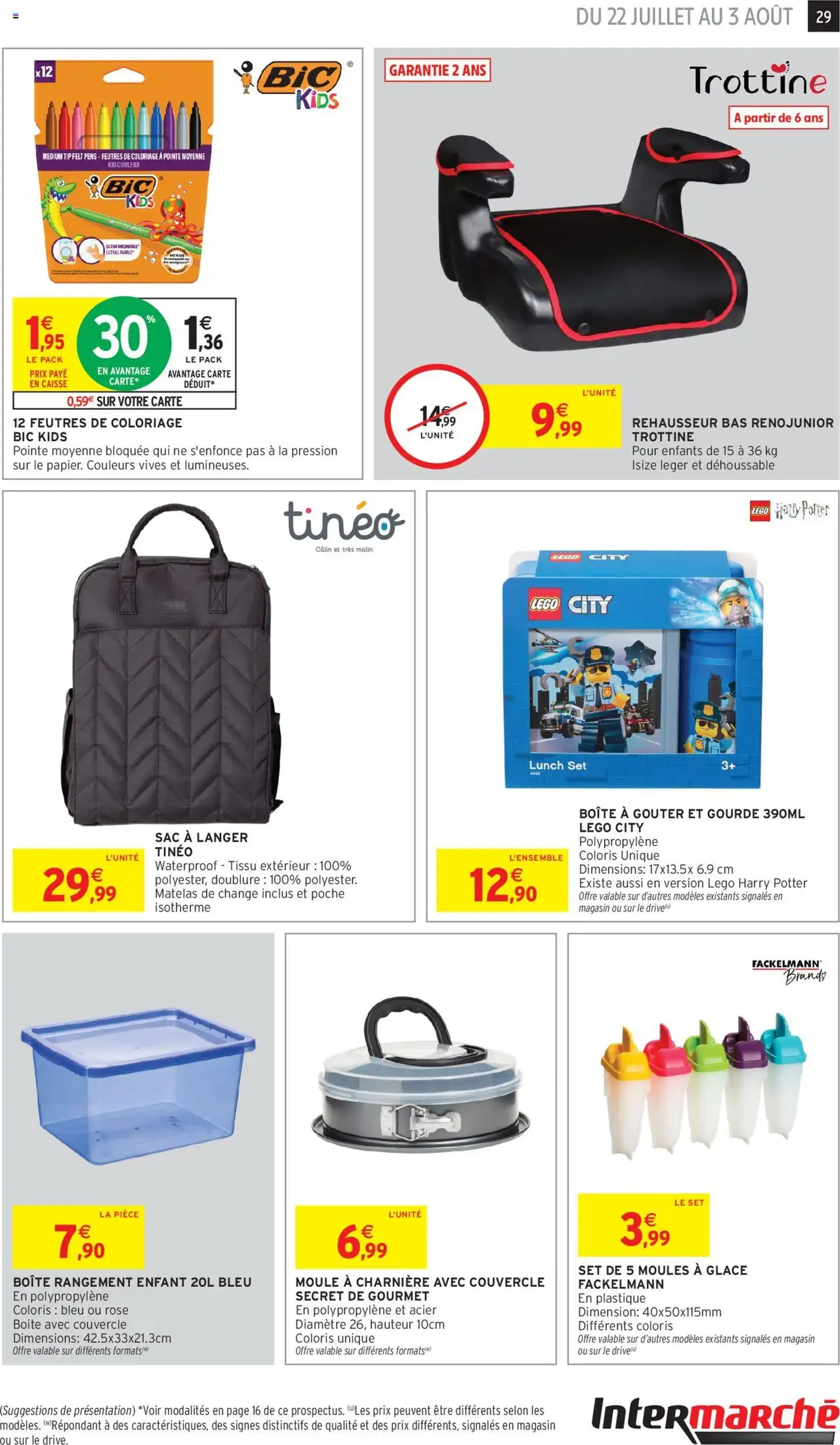 Intermarché catalogue semaine 29 - brochure valable à partir du 22/07/2025, page 29 sur 32