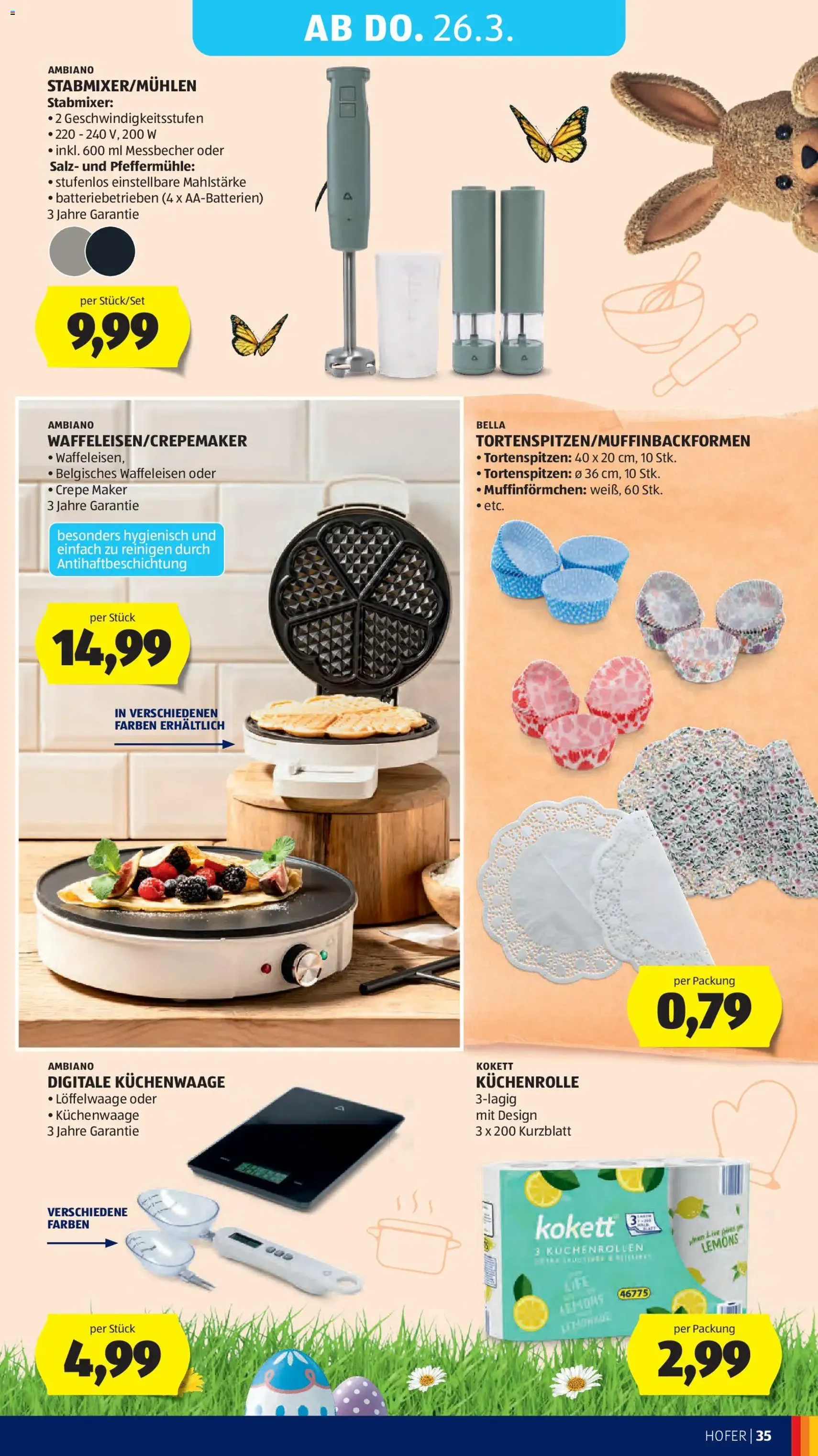 Hofer Flugblatt - Gültiger Prospekt ab 23.03.2026, Seite 43 von insgesamt 49