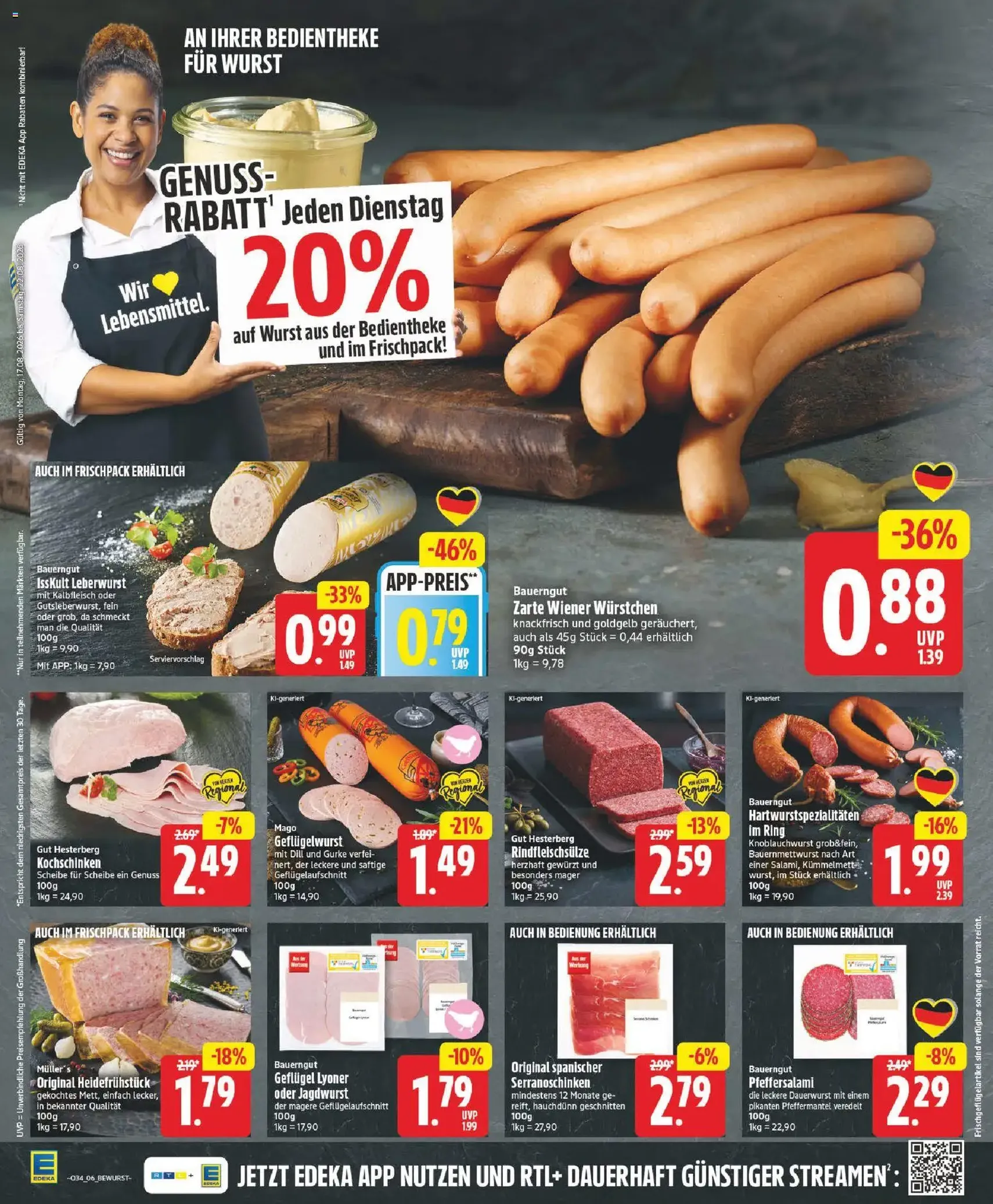 Edeka Prospekt - Gültiger Prospekt ab 17.08.2026, Seite 6 von insgesamt 28