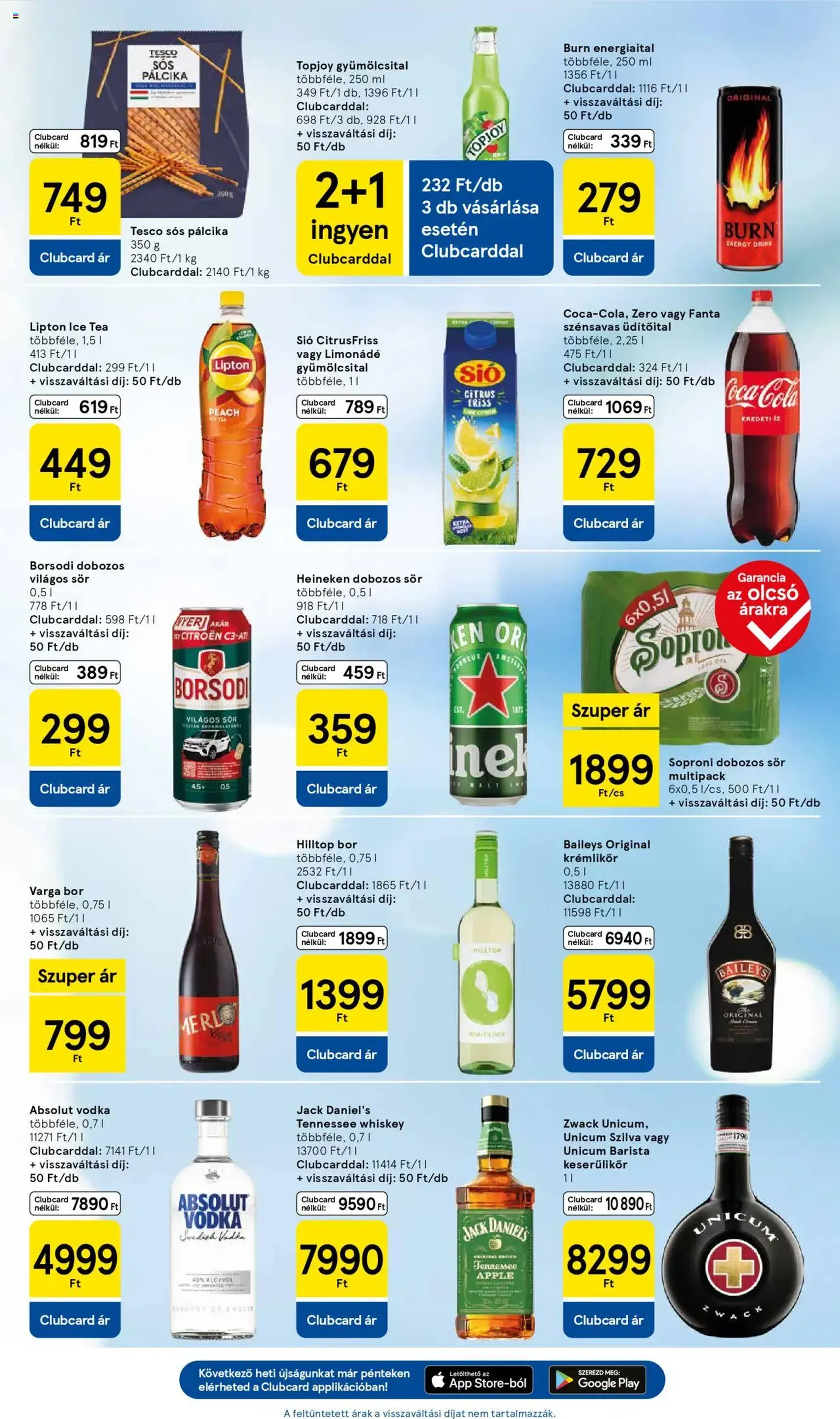 Tesco Hipermarket - Akciós újság - 2025.10.21. érvényes szórólap 7 oldal 32 oldalból Tesco Hipermarket - Akciós újság - 2025.10.21. érvényes szórólap 7 oldal 32 oldalból