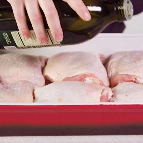 Cosce di pollo al forno - procedimento 1