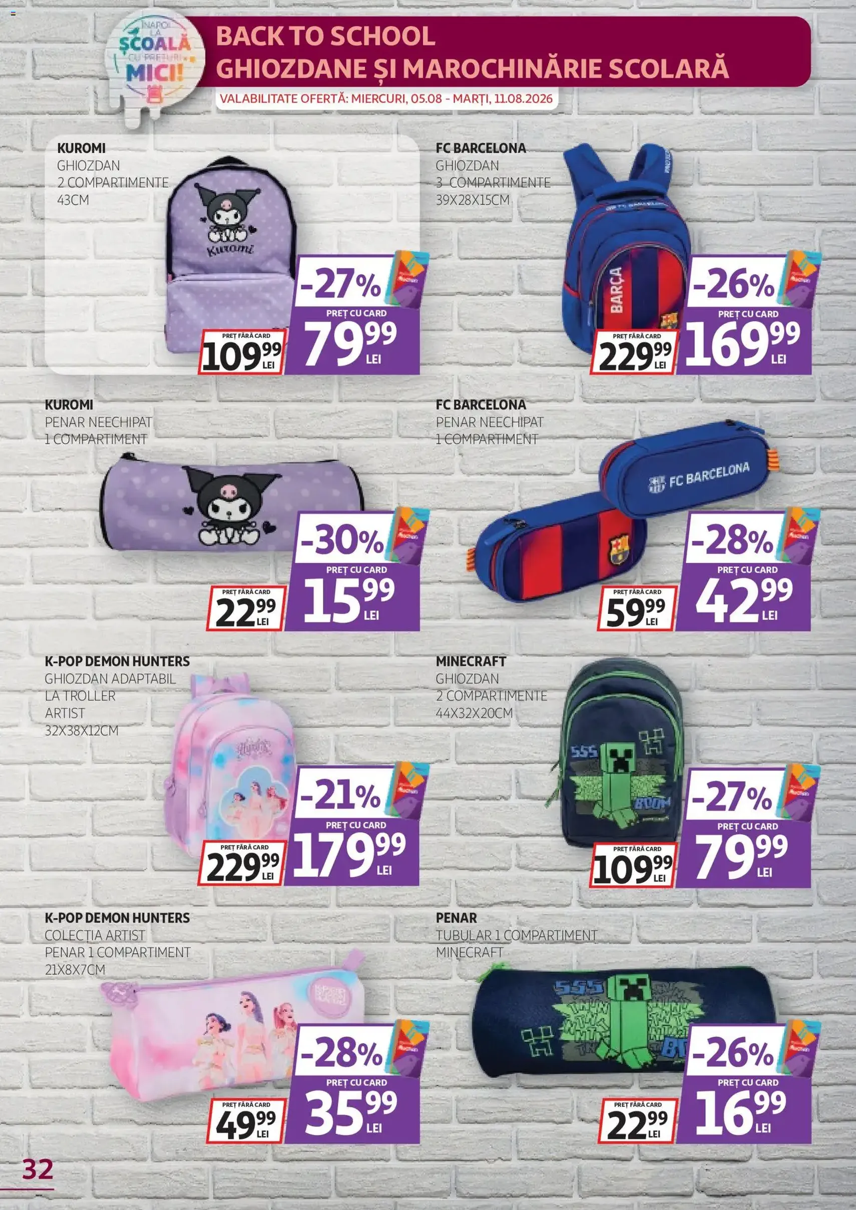 Auchan Catalog - cataloage valabile începând cu 29.07.2026 pagina 32 din 38