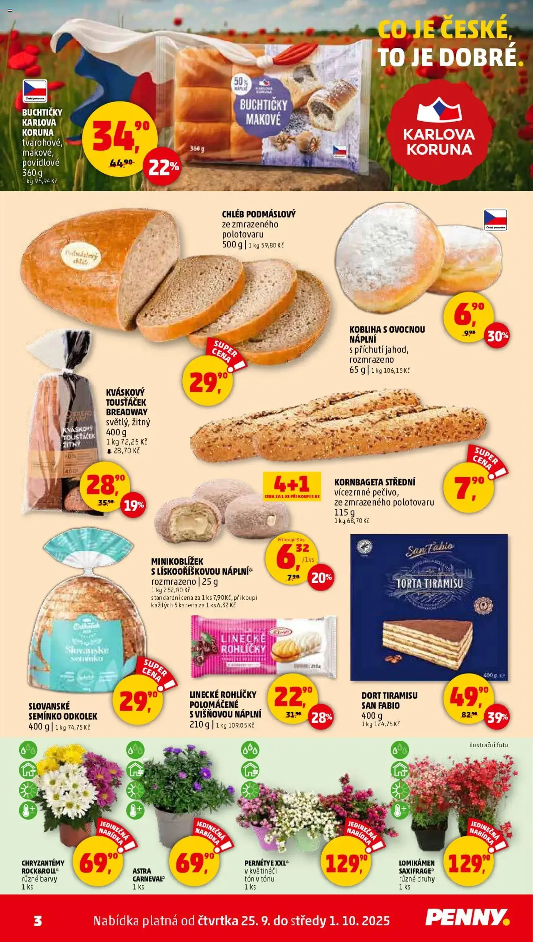 Penny Market leták - Čtvrtečník - platný leták od 25.09.2025 strana 3 z 35