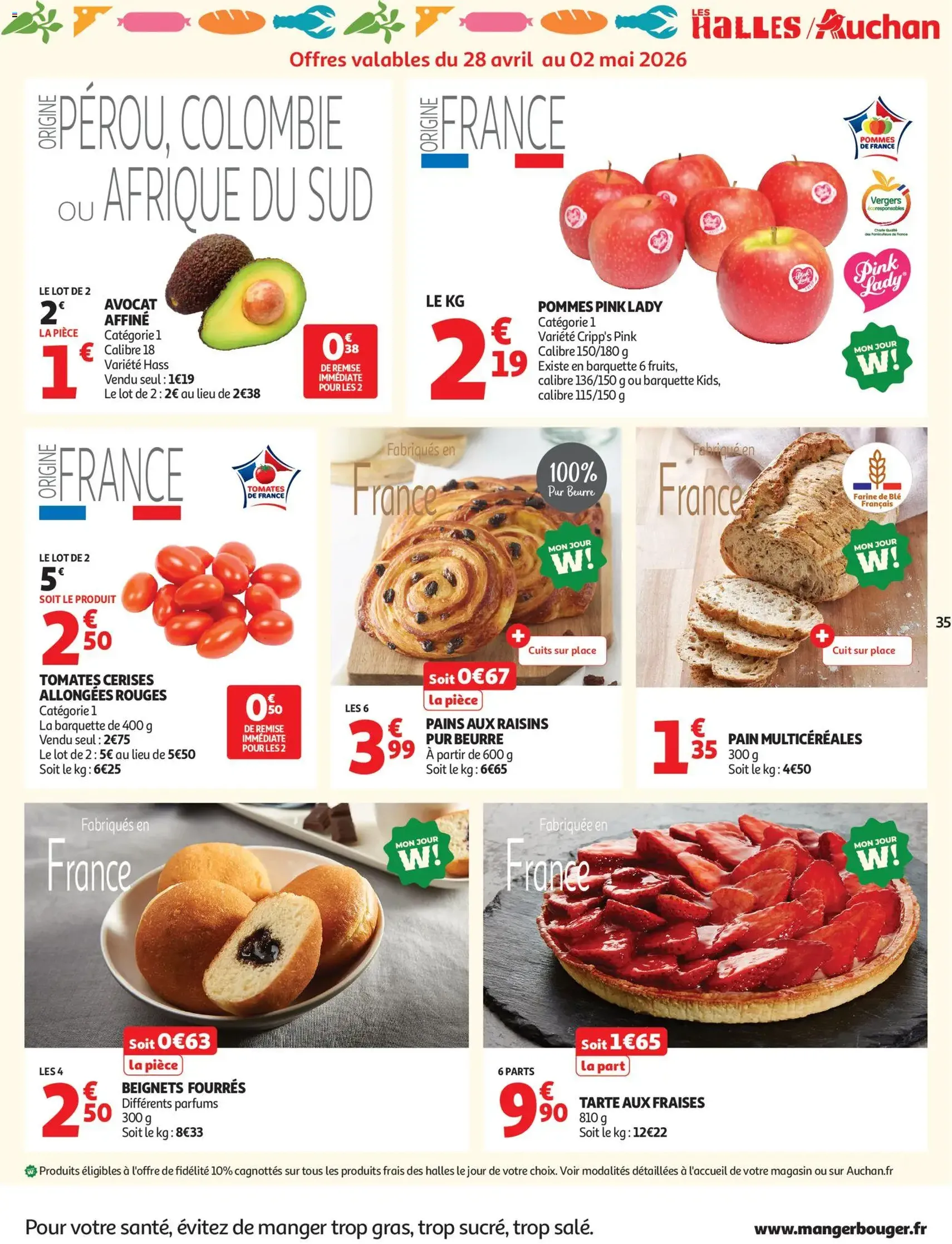 Auchan prospectus - brochure valable à partir du 28/04/2026, page 35 sur 58