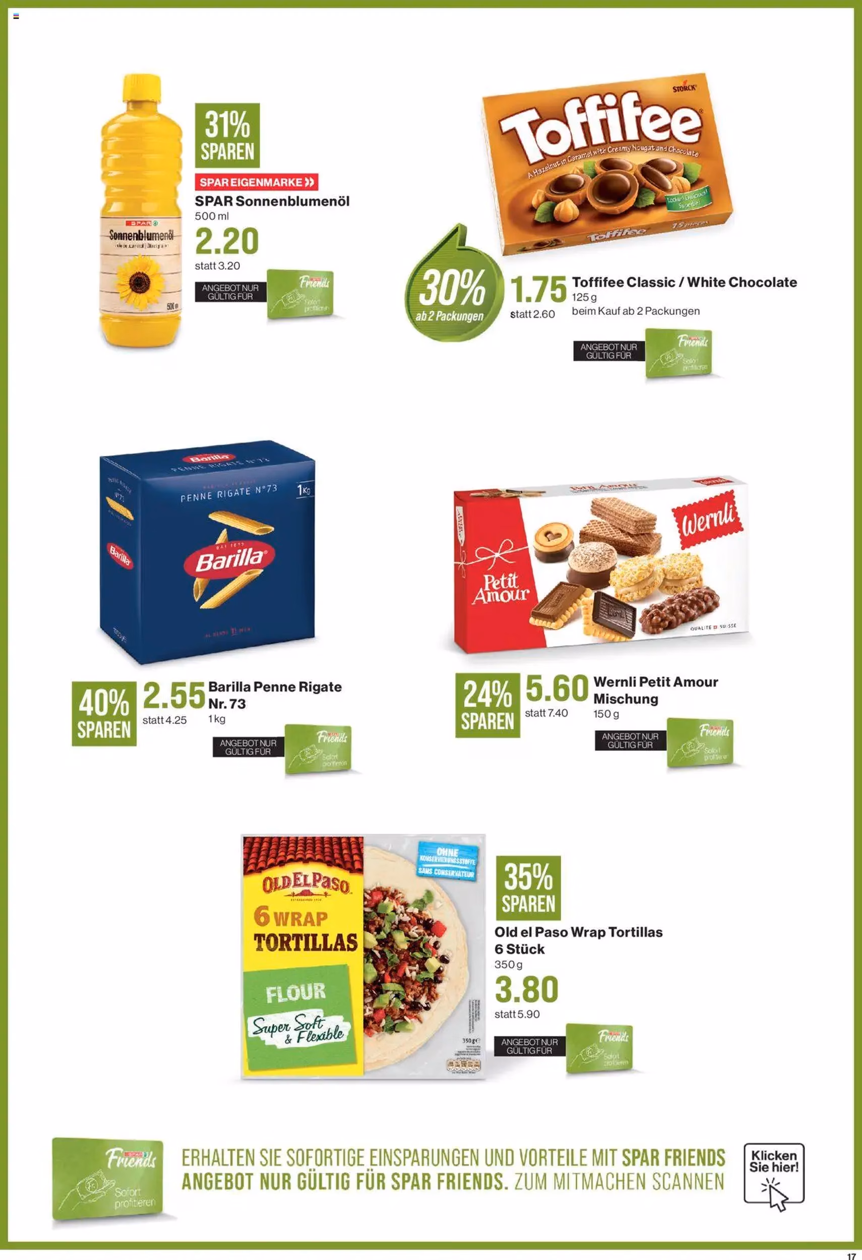 SPAR Aktionen - Gültiger Prospekt ab 02.10.2025, Seite 17 von insgesamt 24