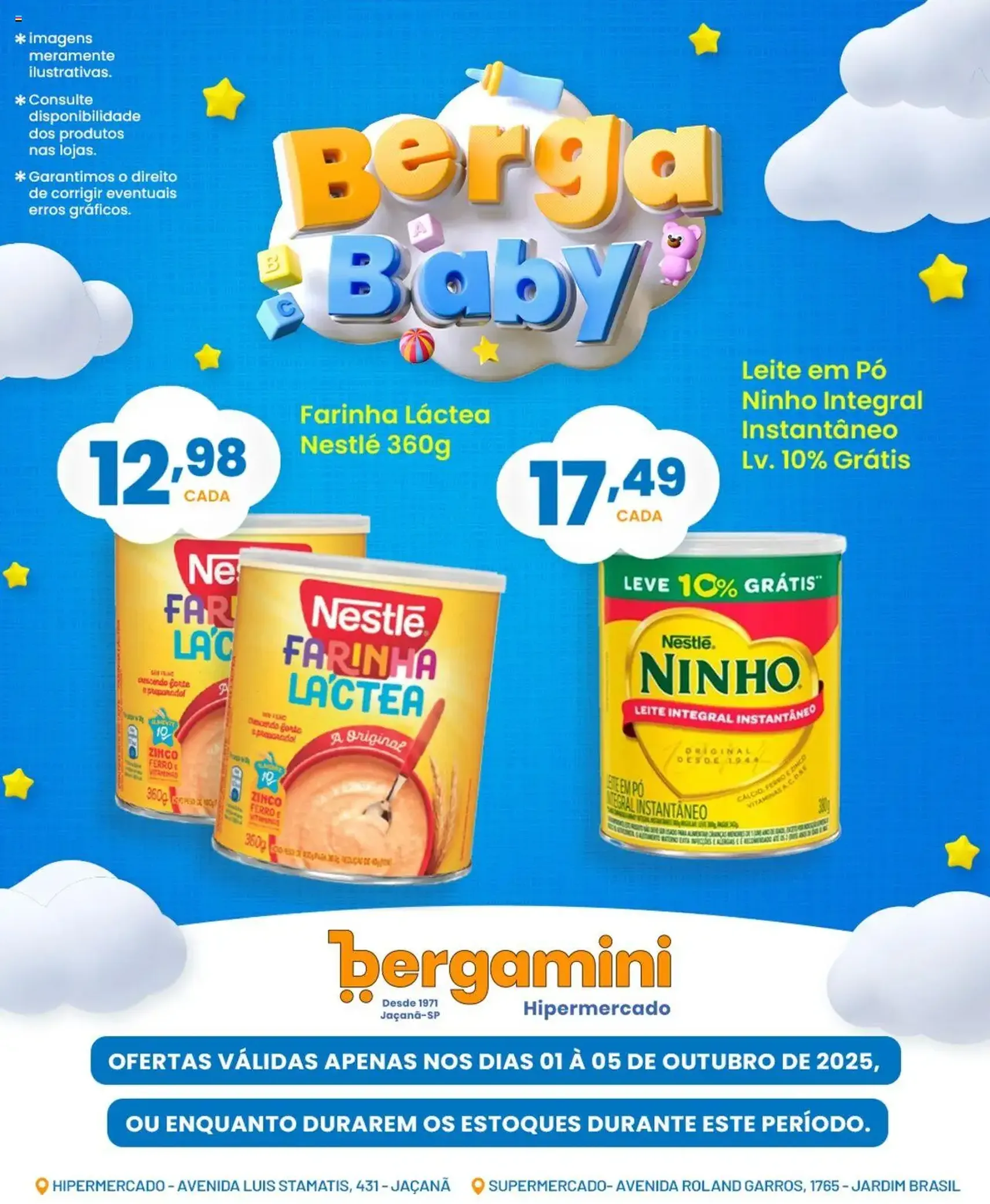 Supermercado Bergamini - Ofertas Berga Baby - folheto válido a partir de 01/10/2025 página 3 de 7