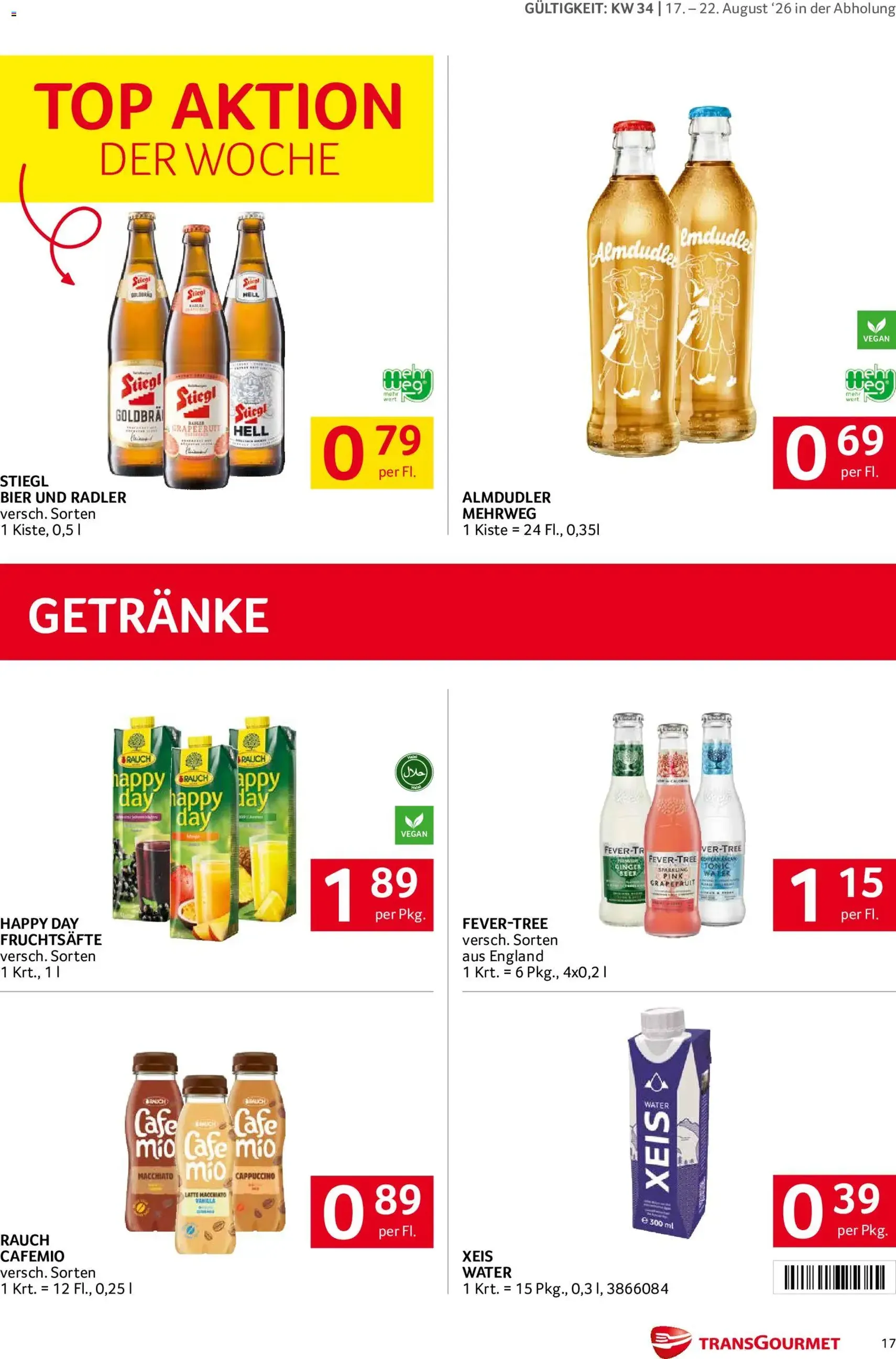 Transgourmet Flugblatt - Gültiger Prospekt ab 17.08.2026, Seite 16 von insgesamt 27