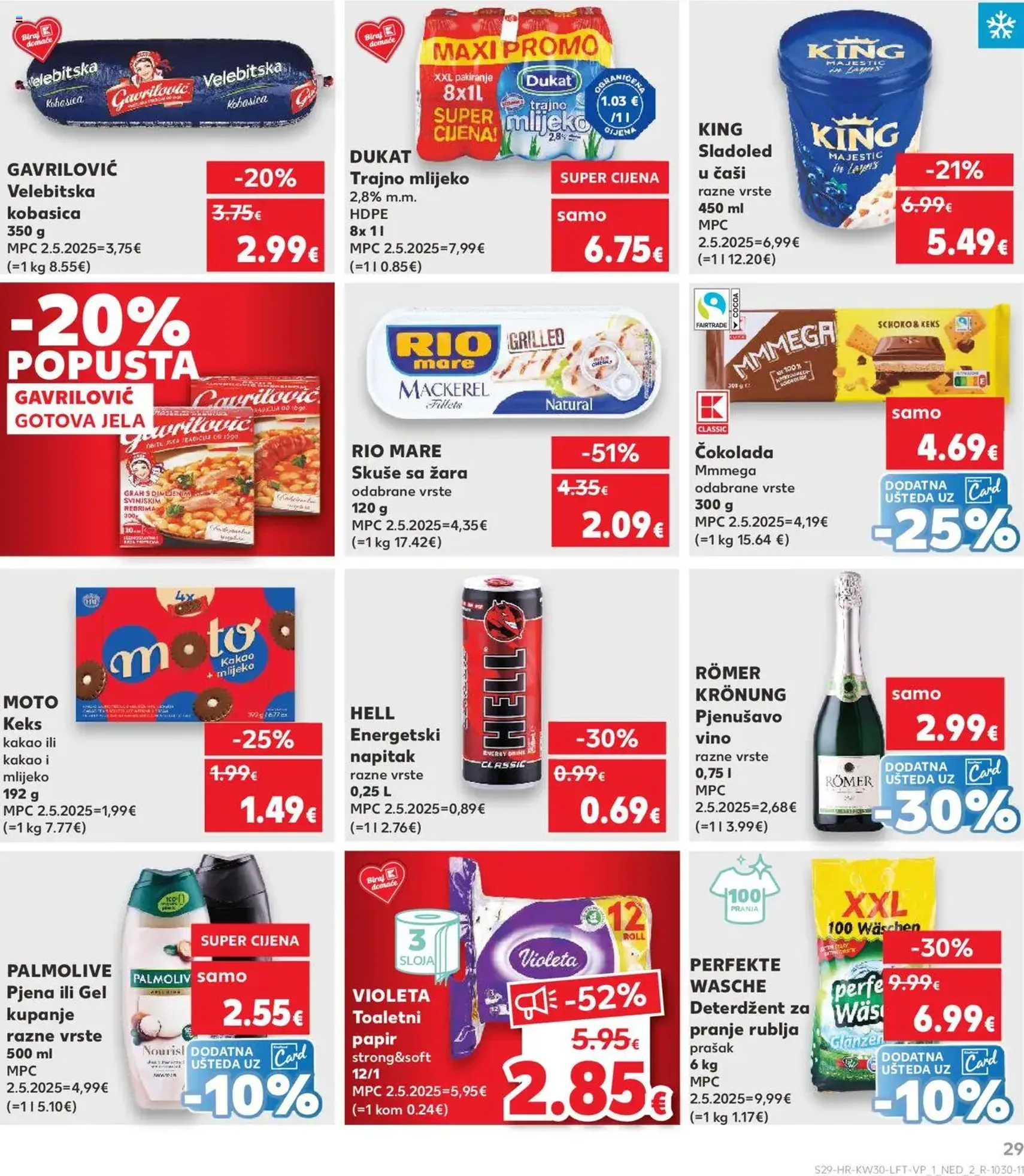 Kaufland HR - Split-Ravne njive - 2025.07.23. érvényes szórólap 29 oldal 32 oldalból