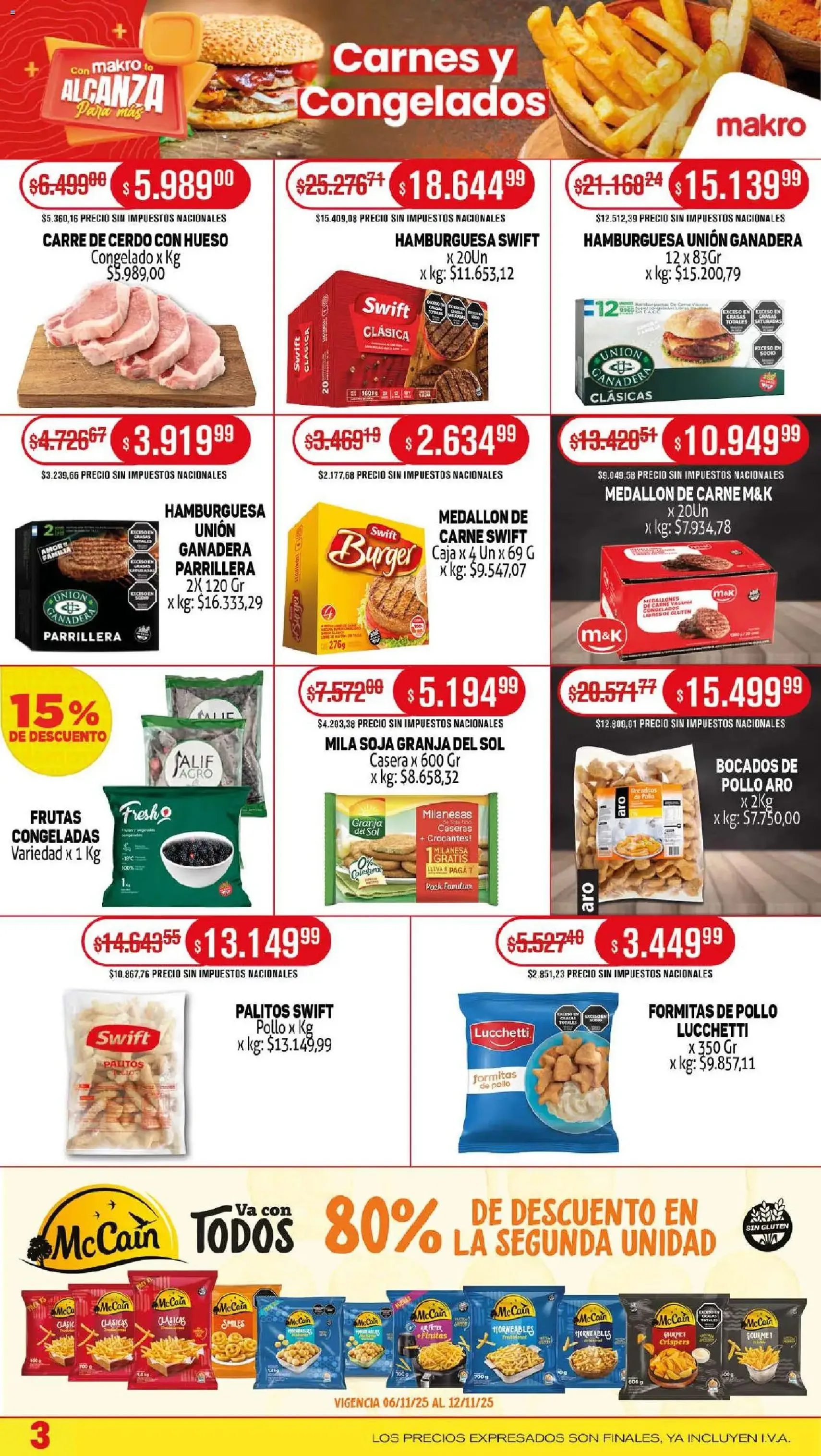 Makro ofertas - folleto válido desde 06/11/2025 página 3 de 22