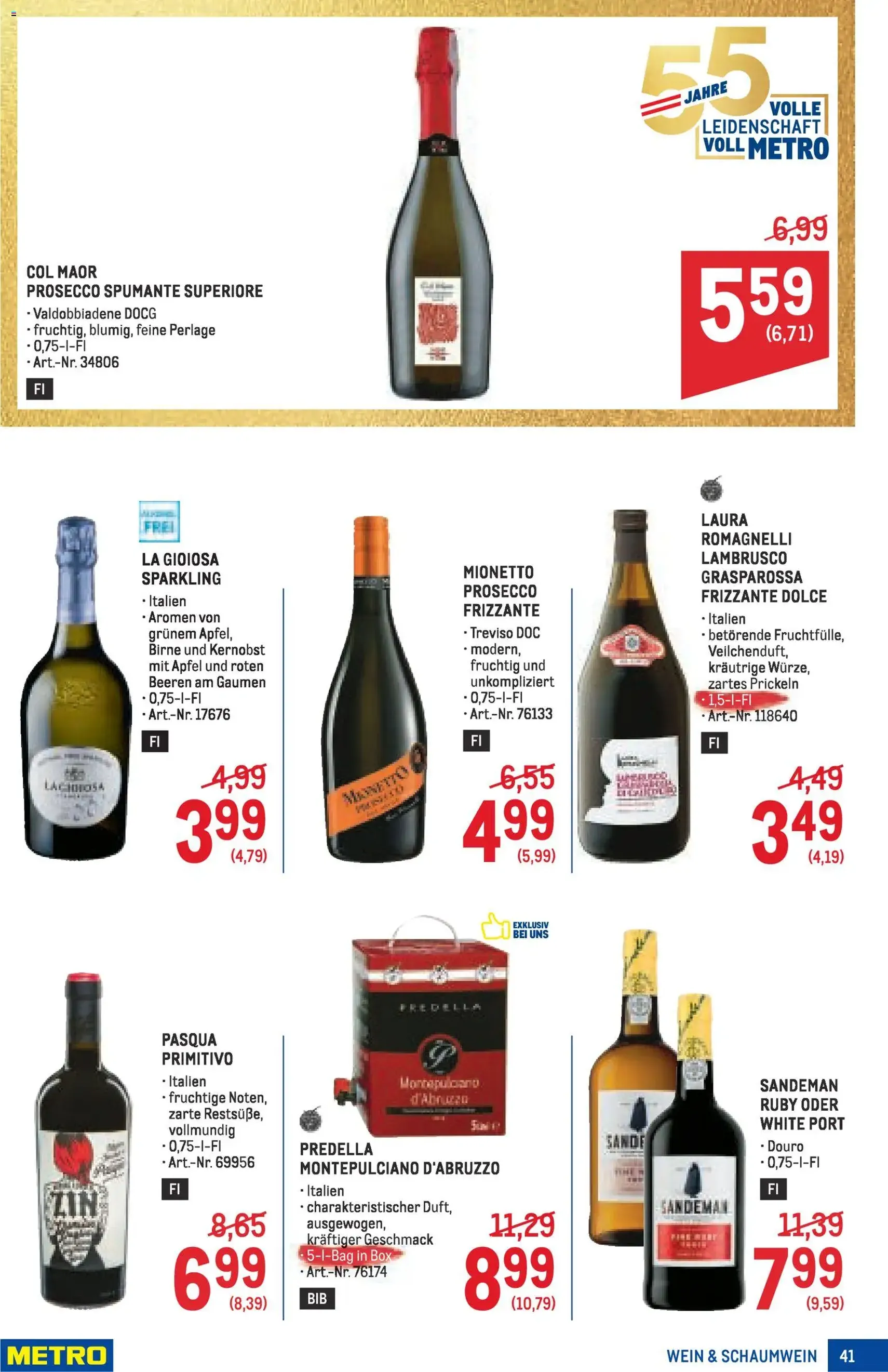 Metro angebote Profi - Gültiger Prospekt ab 19.02.2026, Seite 41 von insgesamt 64