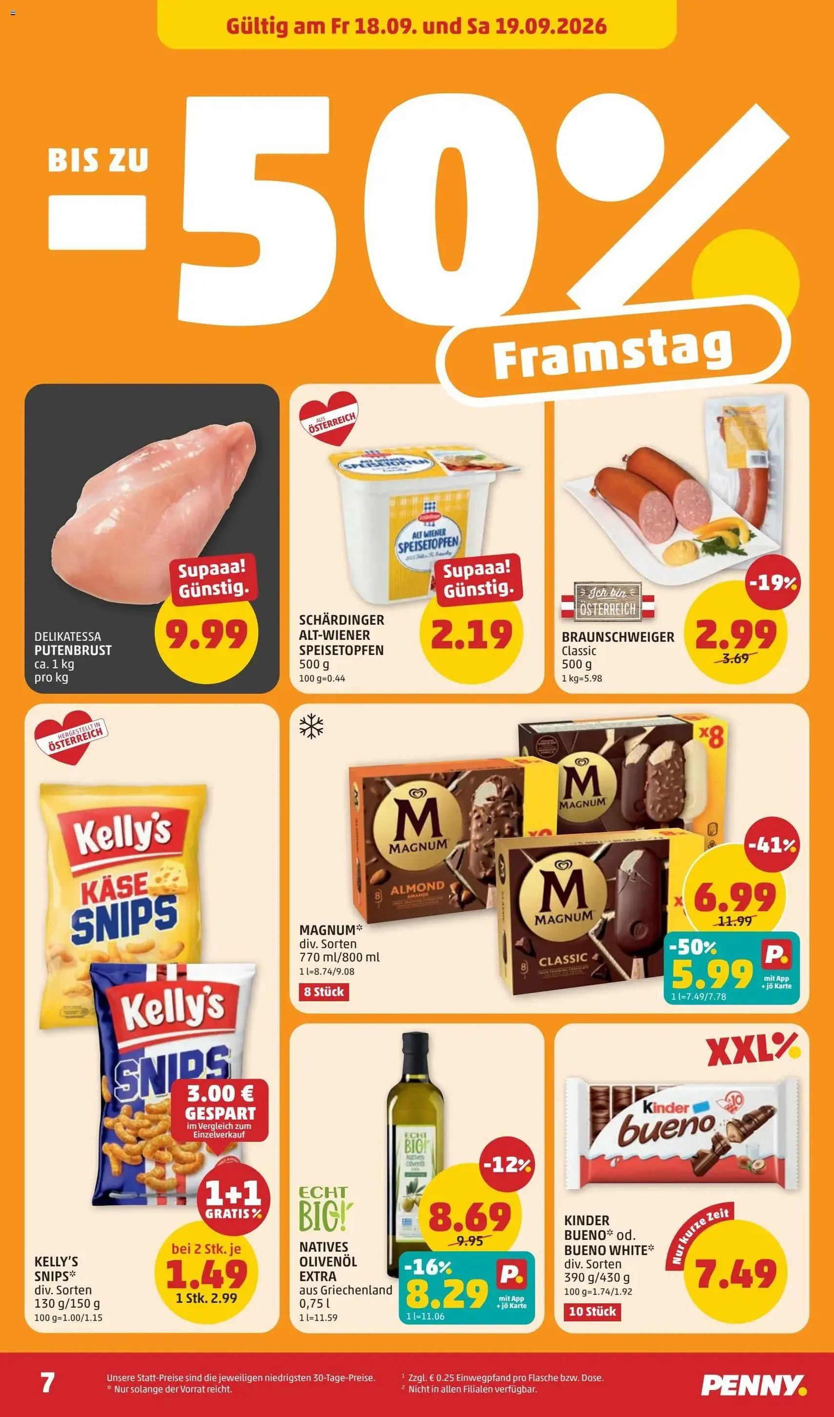 Penny Markt - Flugblatt - Gültiger Prospekt ab 17.09.2026, Seite 7 von insgesamt 28