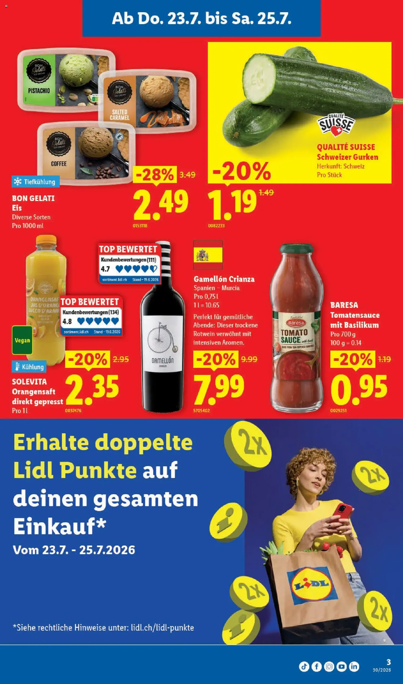 Lidl aktionen - Gültiger Prospekt ab 23.07.2026, Seite 3 von insgesamt 32