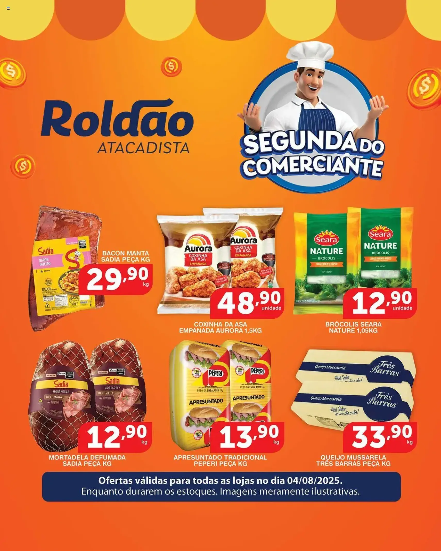 Roldão - Ofertas Segunda do Comerciante no Roldão - folheto válido a partir de 04/08/2025 página 1 de 3