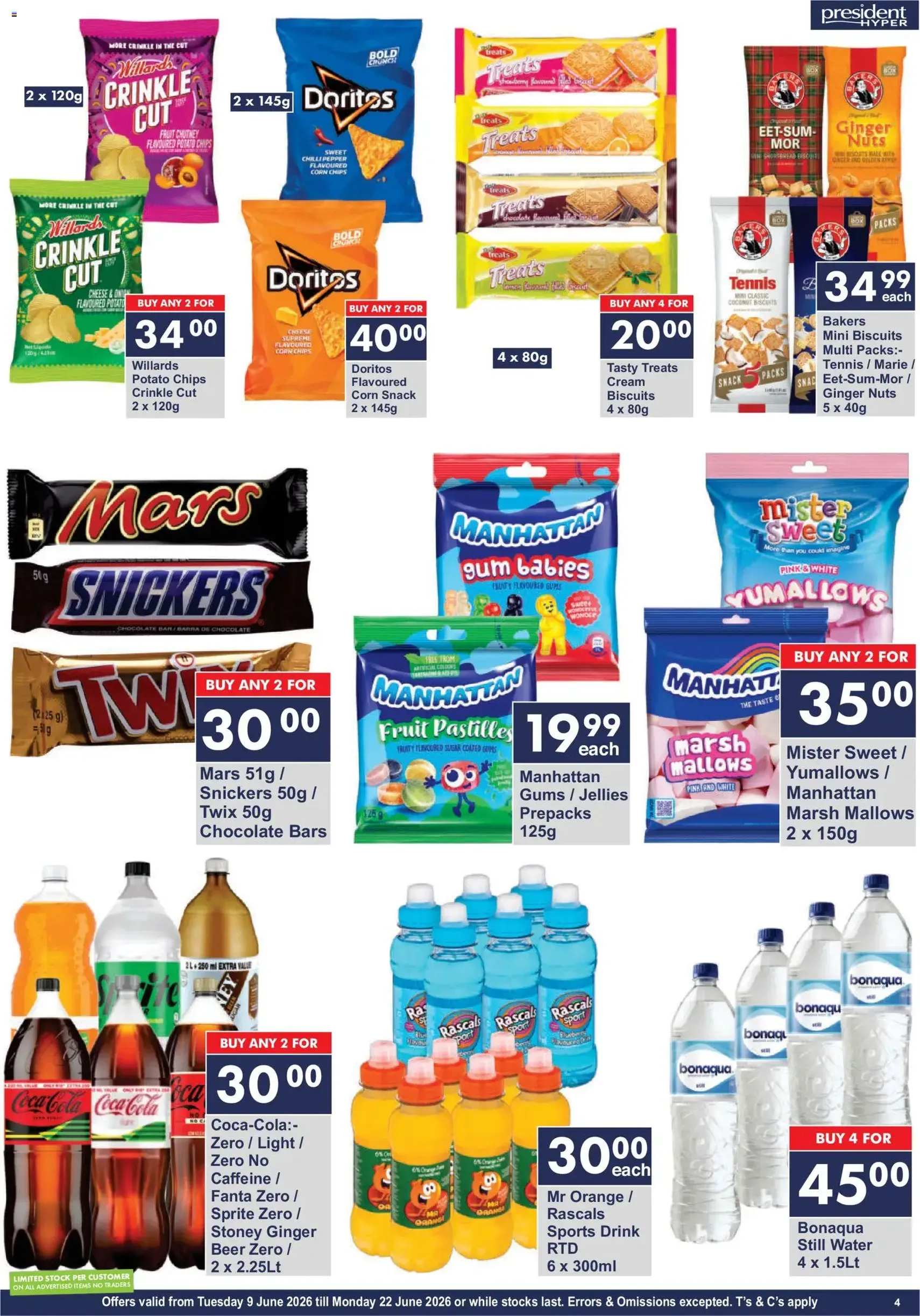 President Hyper Specials - valid flyer from 09/06/2026, page 4 of 9