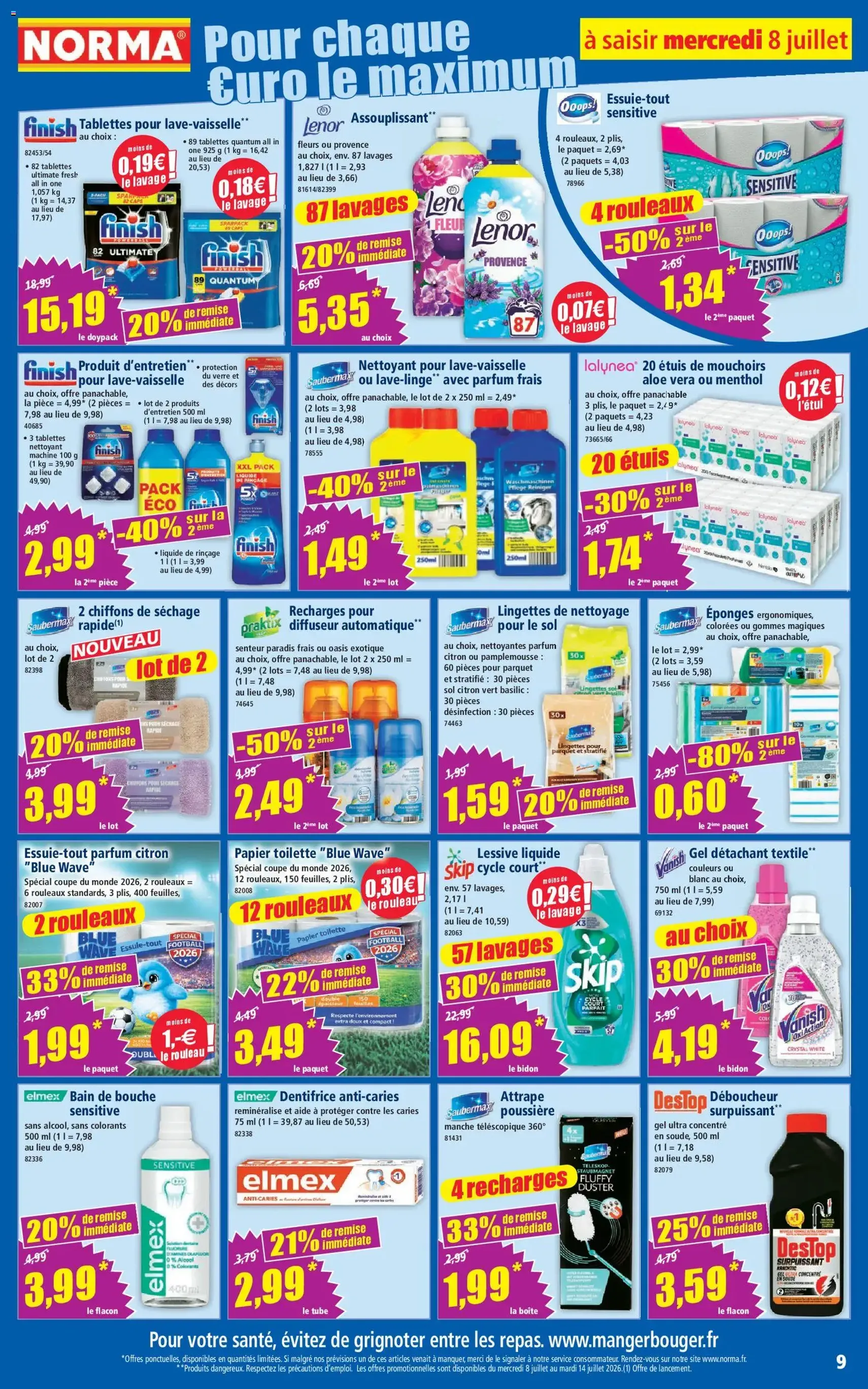 Norma catalogue - brochure valable à partir du 08/07/2026, page 9 sur 12