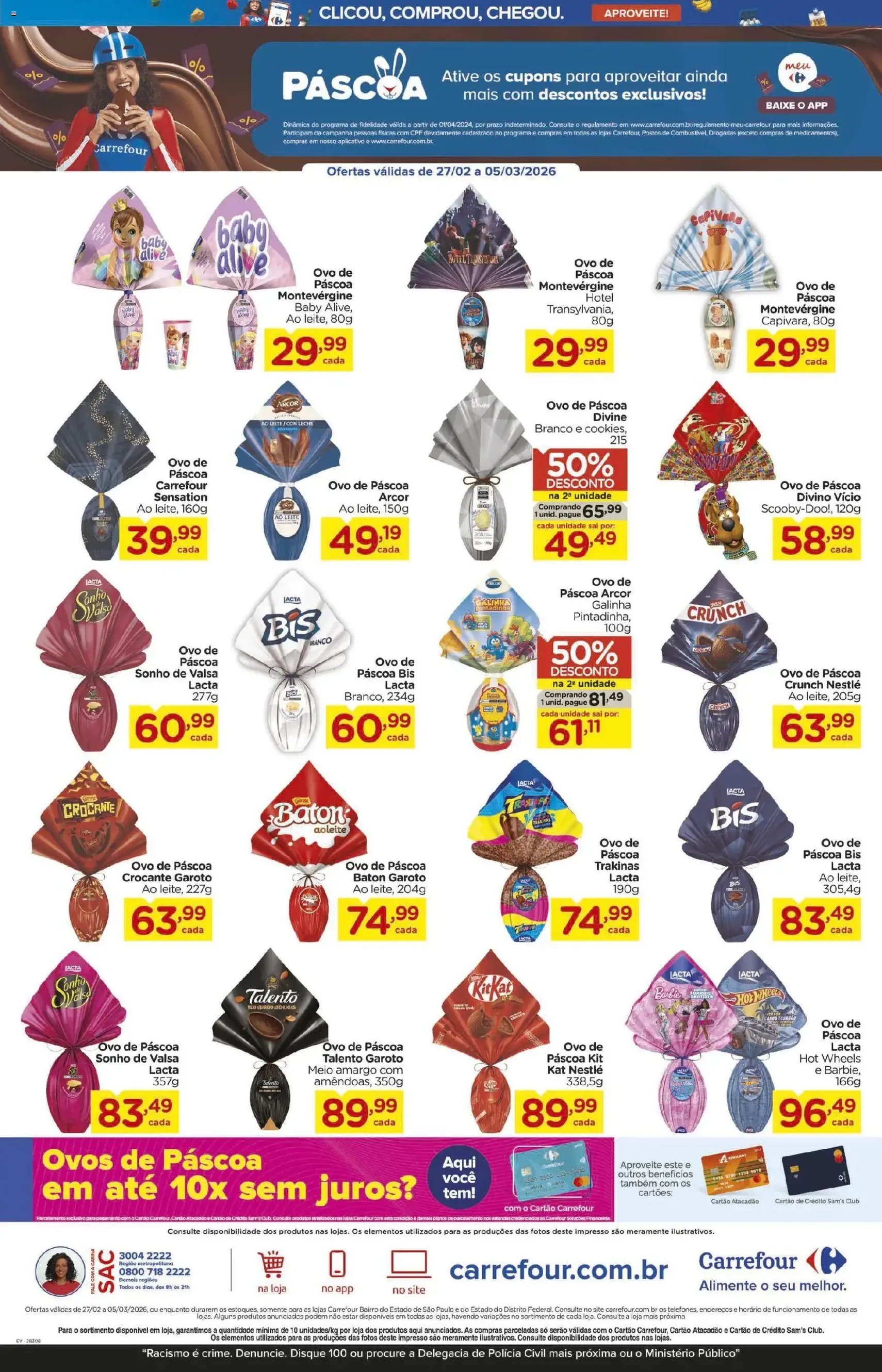 Carrefour Bairro ofertas Páscoa - folheto válido a partir de 27/02/2026 página 2 de 2