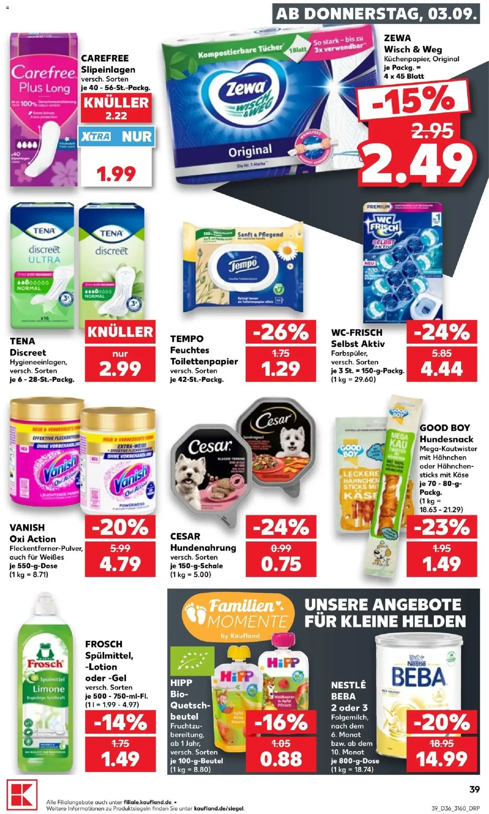 Kaufland Prospekt - Gültiger Prospekt ab 03.09.2026, Seite 41 von insgesamt 62