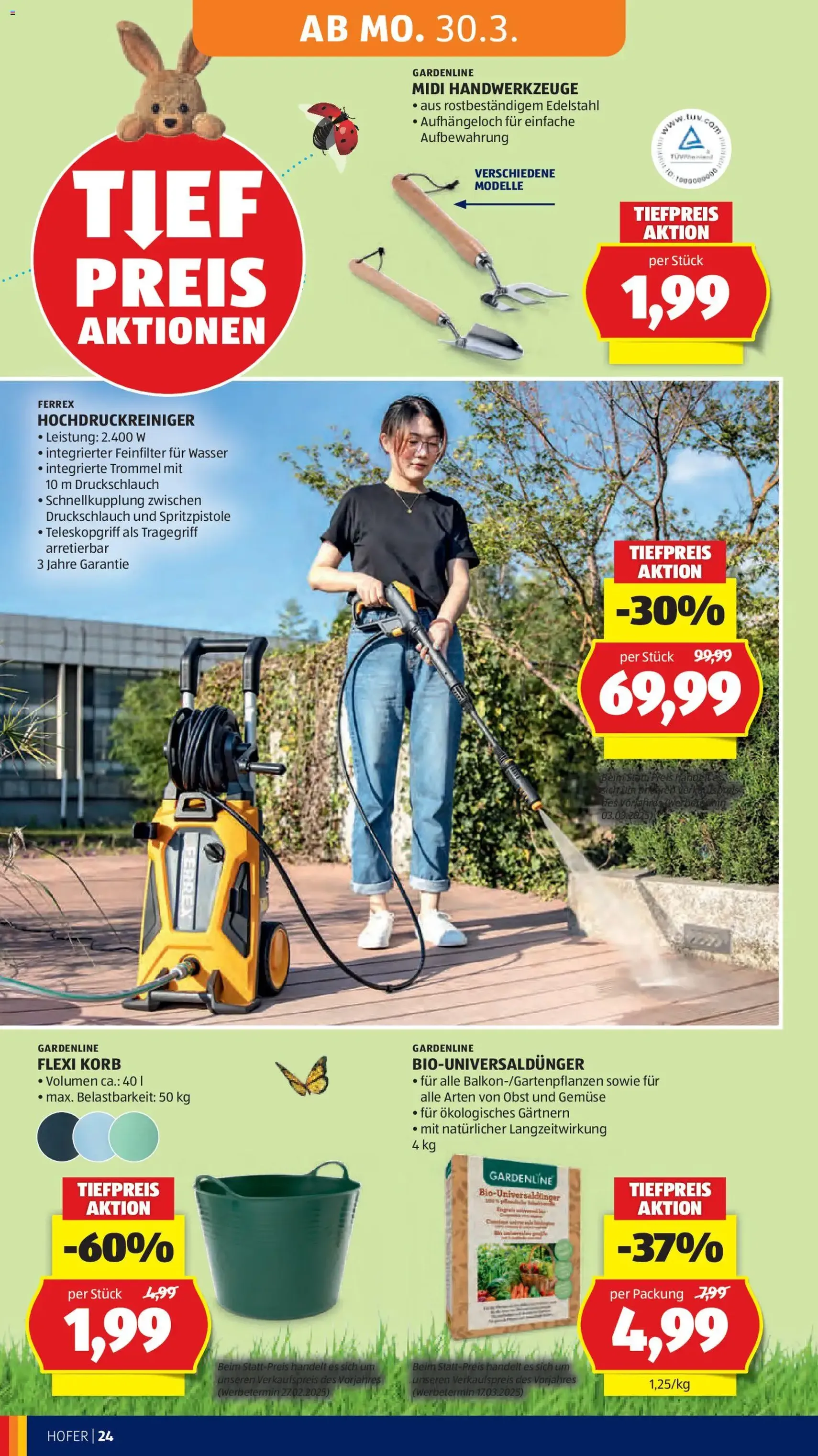 Hofer Flugblatt - Gültiger Prospekt ab 27.03.2026, Seite 30 von insgesamt 46