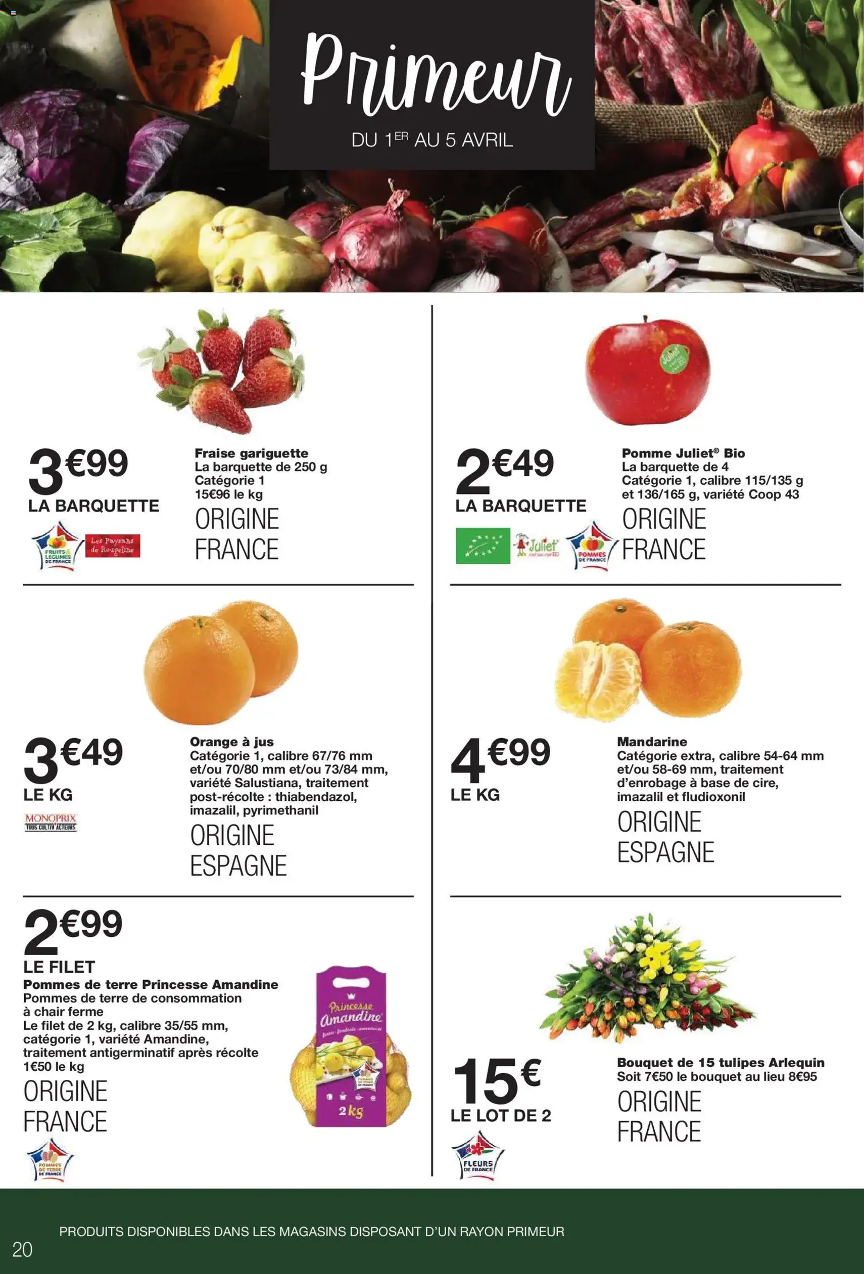 Monoprix catalogue - brochure valable à partir du 24/03/2026, page 20 sur 66
