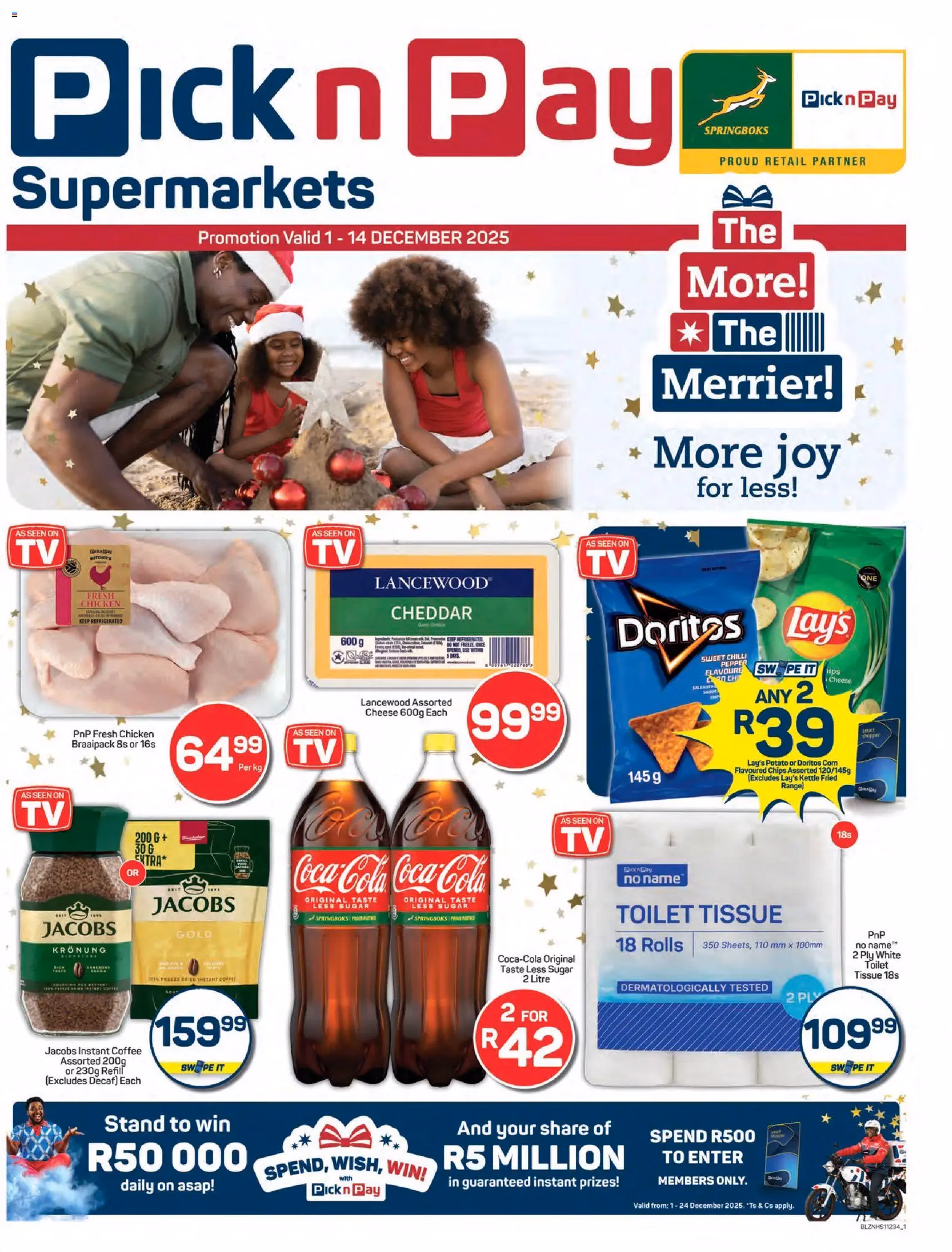 Pick n Pay Specials - valid flyer from 01/12/2025, page 1 of 12