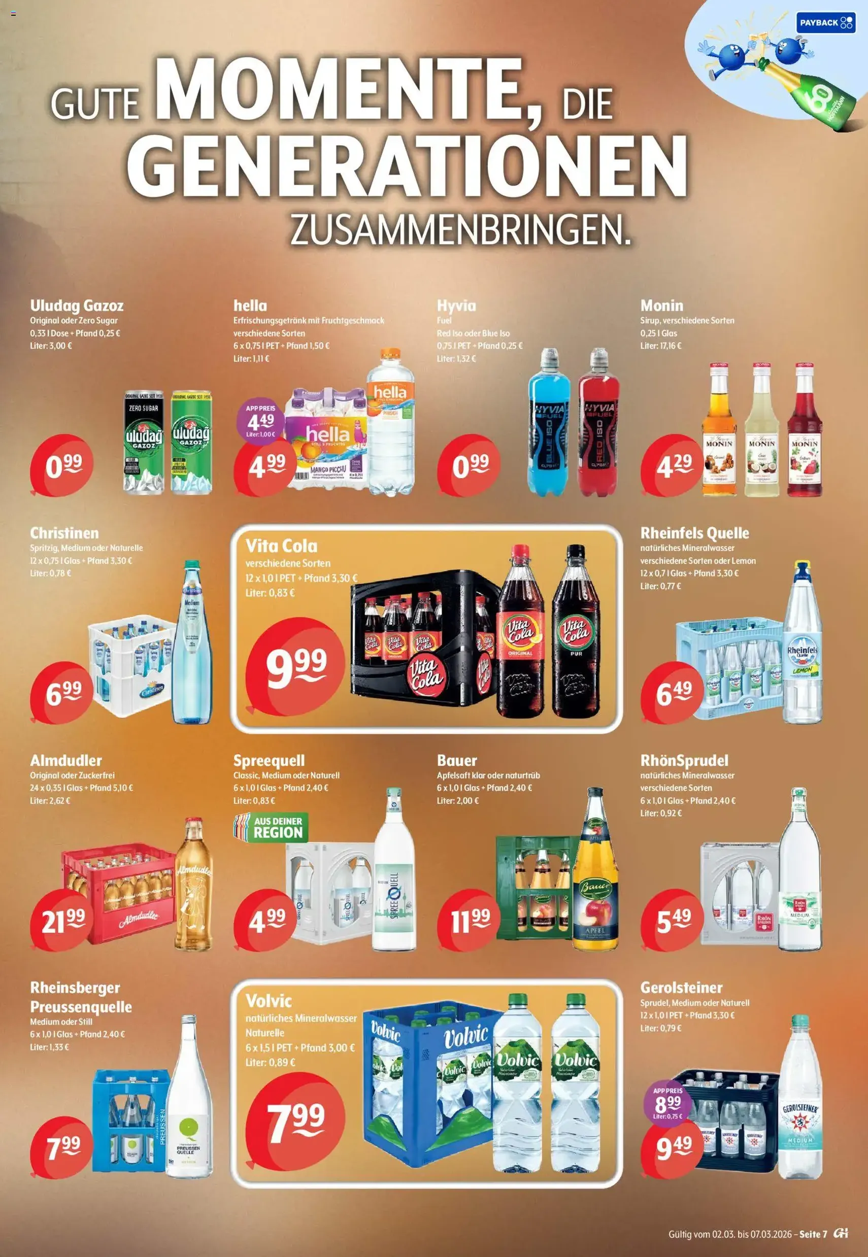 Trink und Spare Prospekt - Gültiger Prospekt ab 02.03.2026, Seite 7 von insgesamt 10